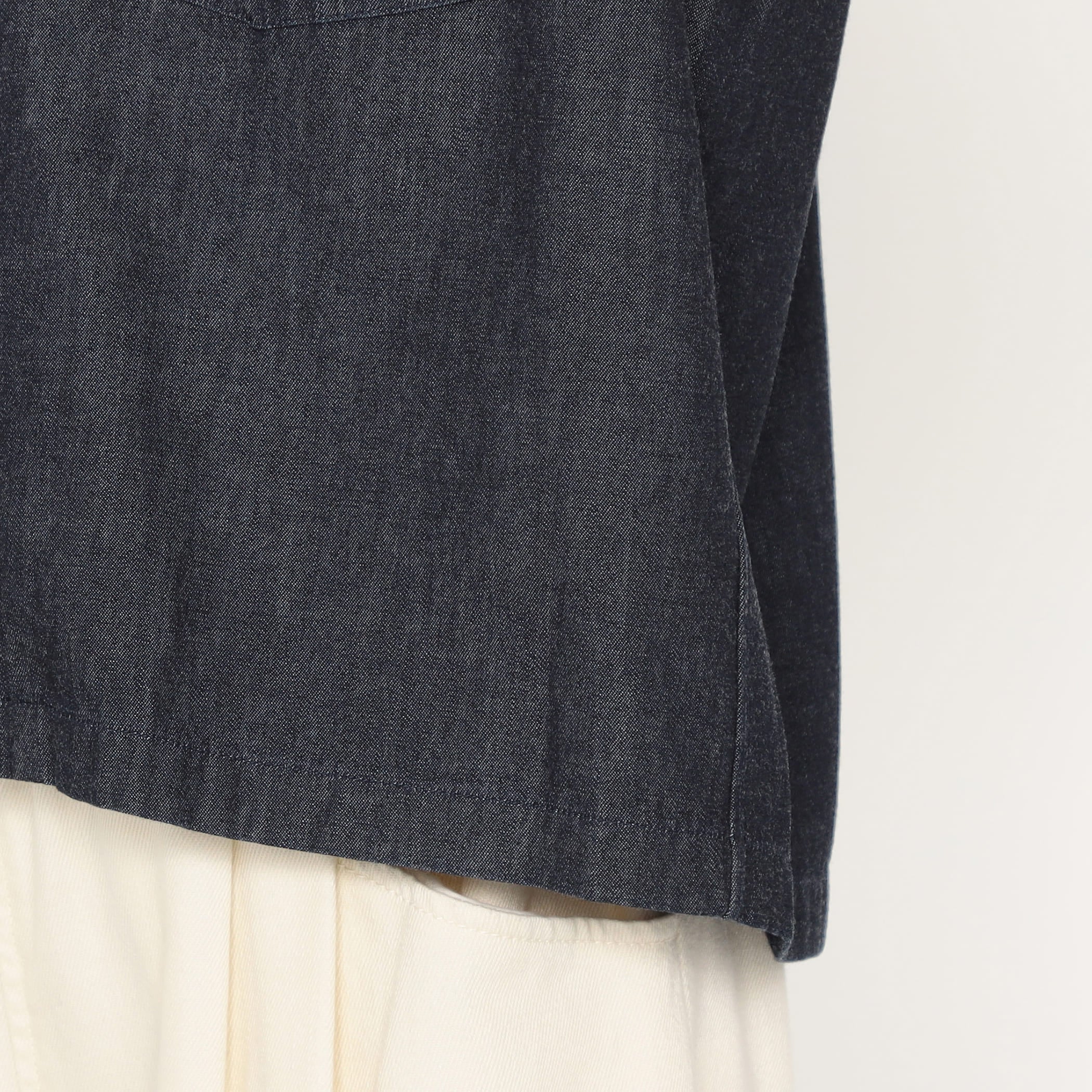Women's Denim Dungaree Short Sleeve B.D Shirt - Image 11