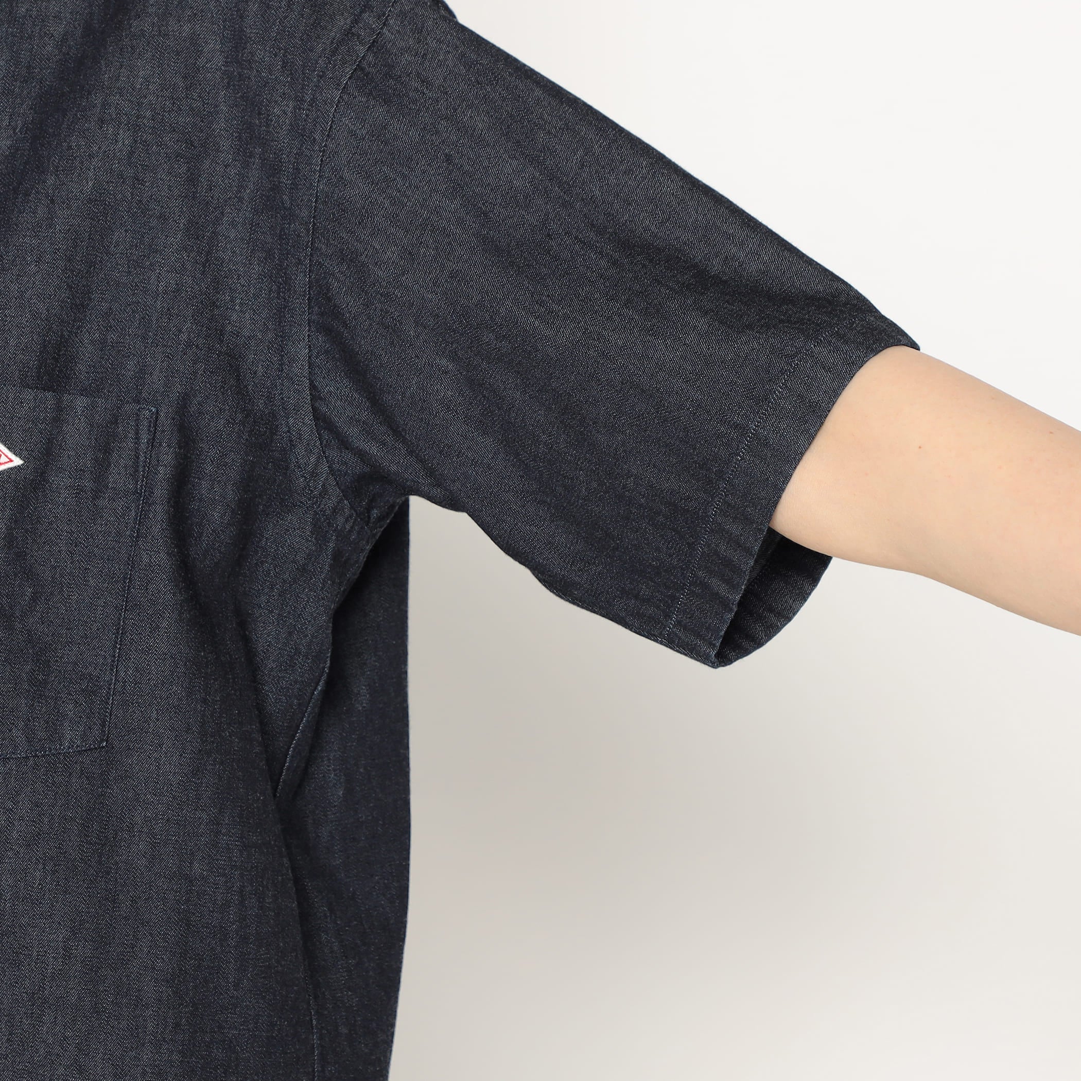 Women's Denim Dungaree Short Sleeve B.D Shirt - Image 8