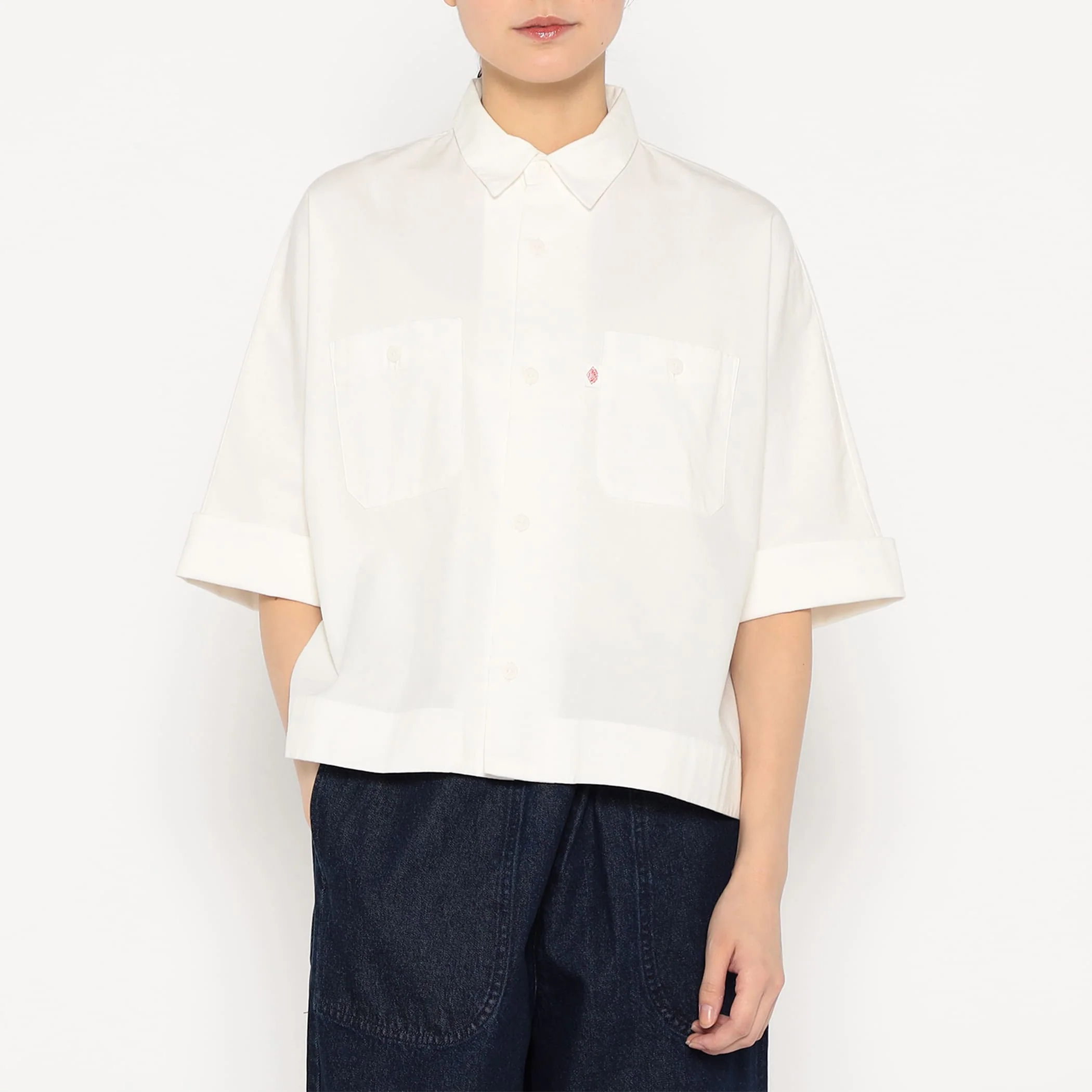 Women's Cotton Chambray Work Shirt - Image 2