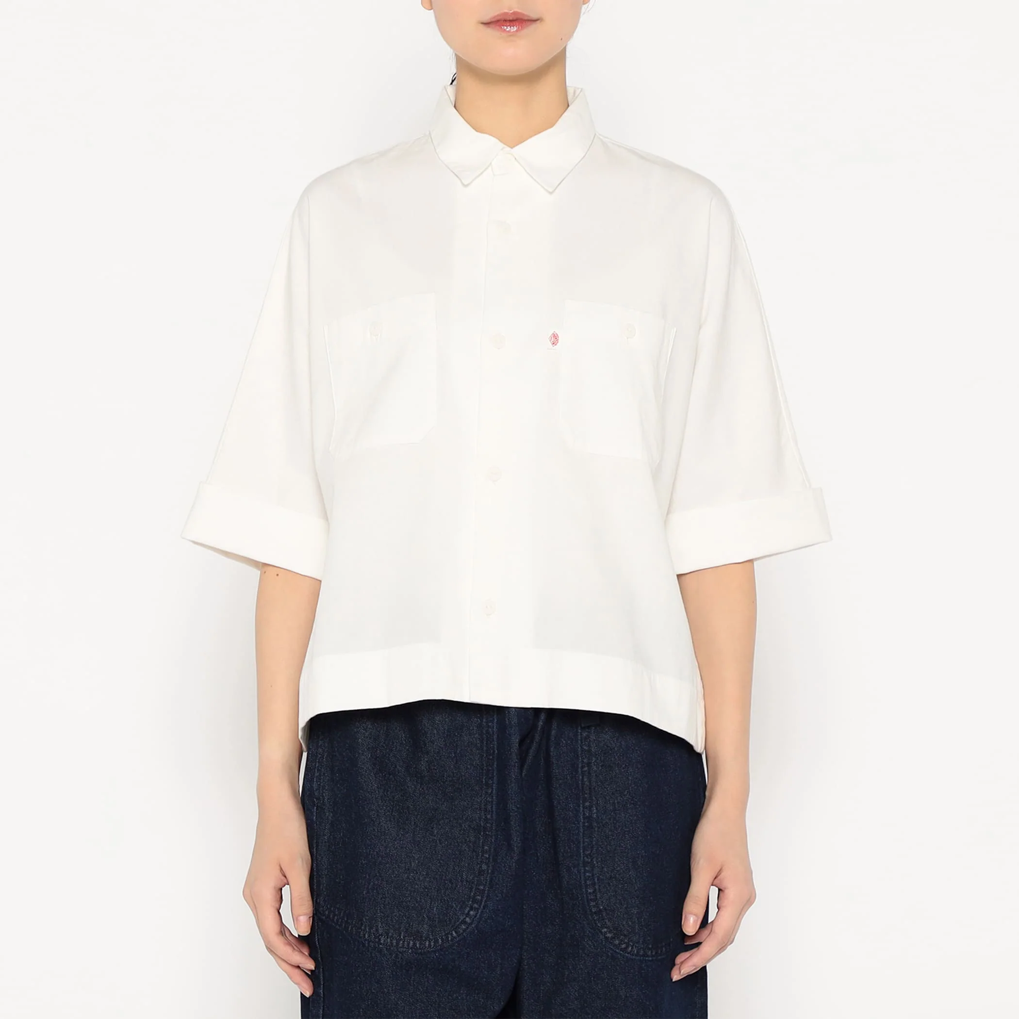 Women's Cotton Chambray Work Shirt - Image 3