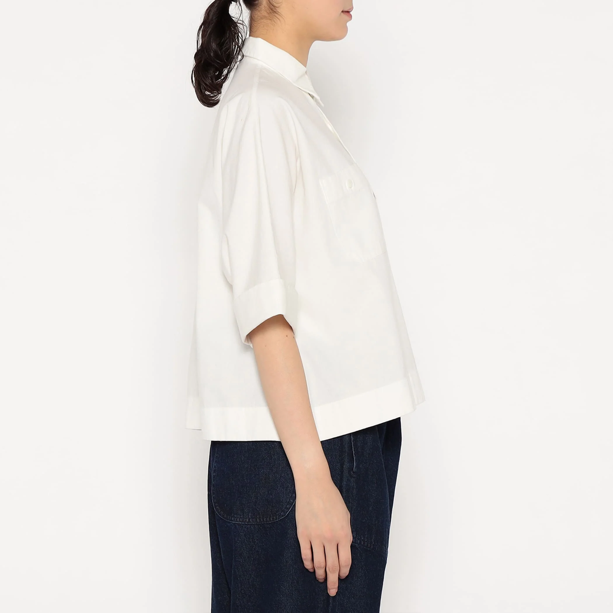Women's Cotton Chambray Work Shirt - Image 5