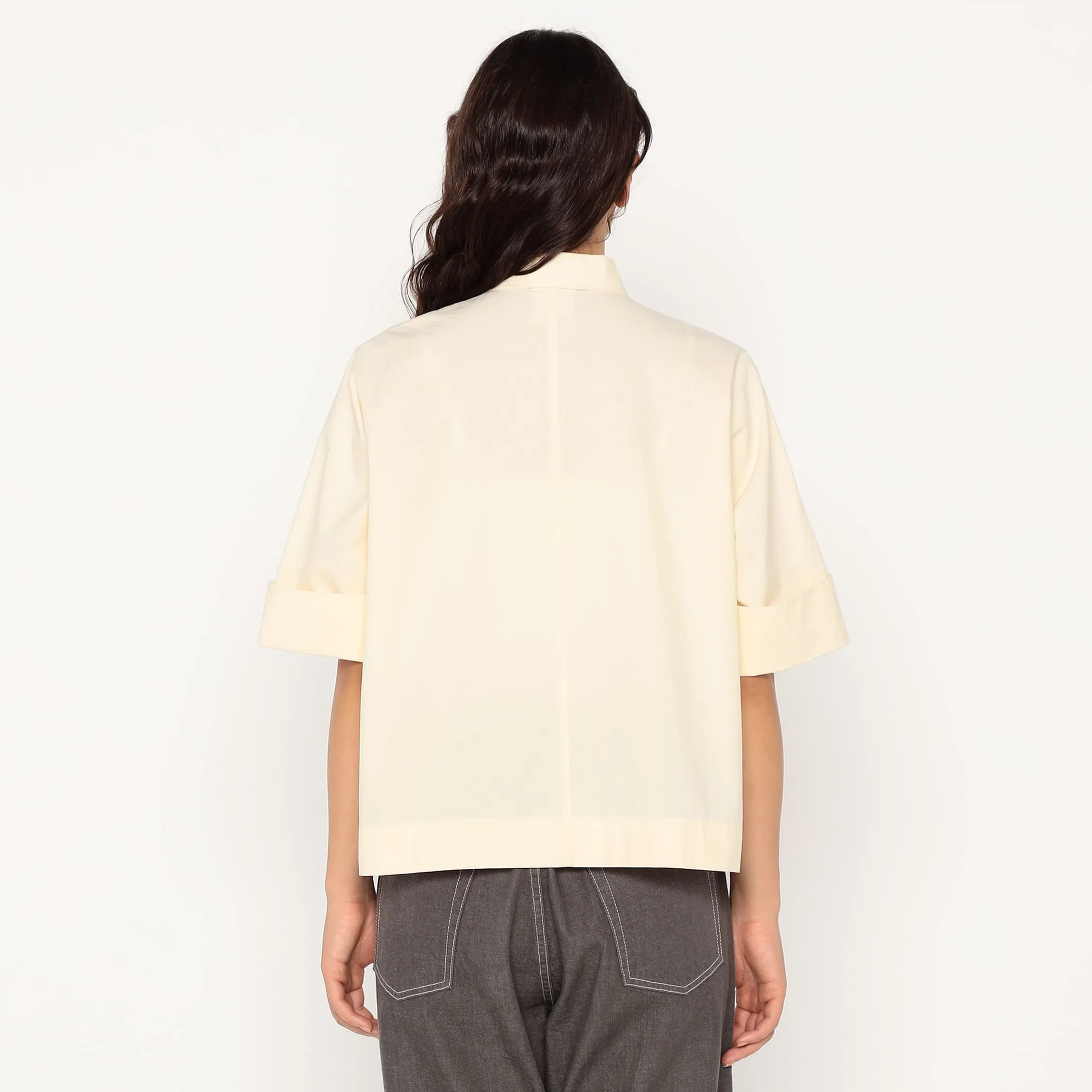 Women's Cotton Poplin Work Shirt - Image 10