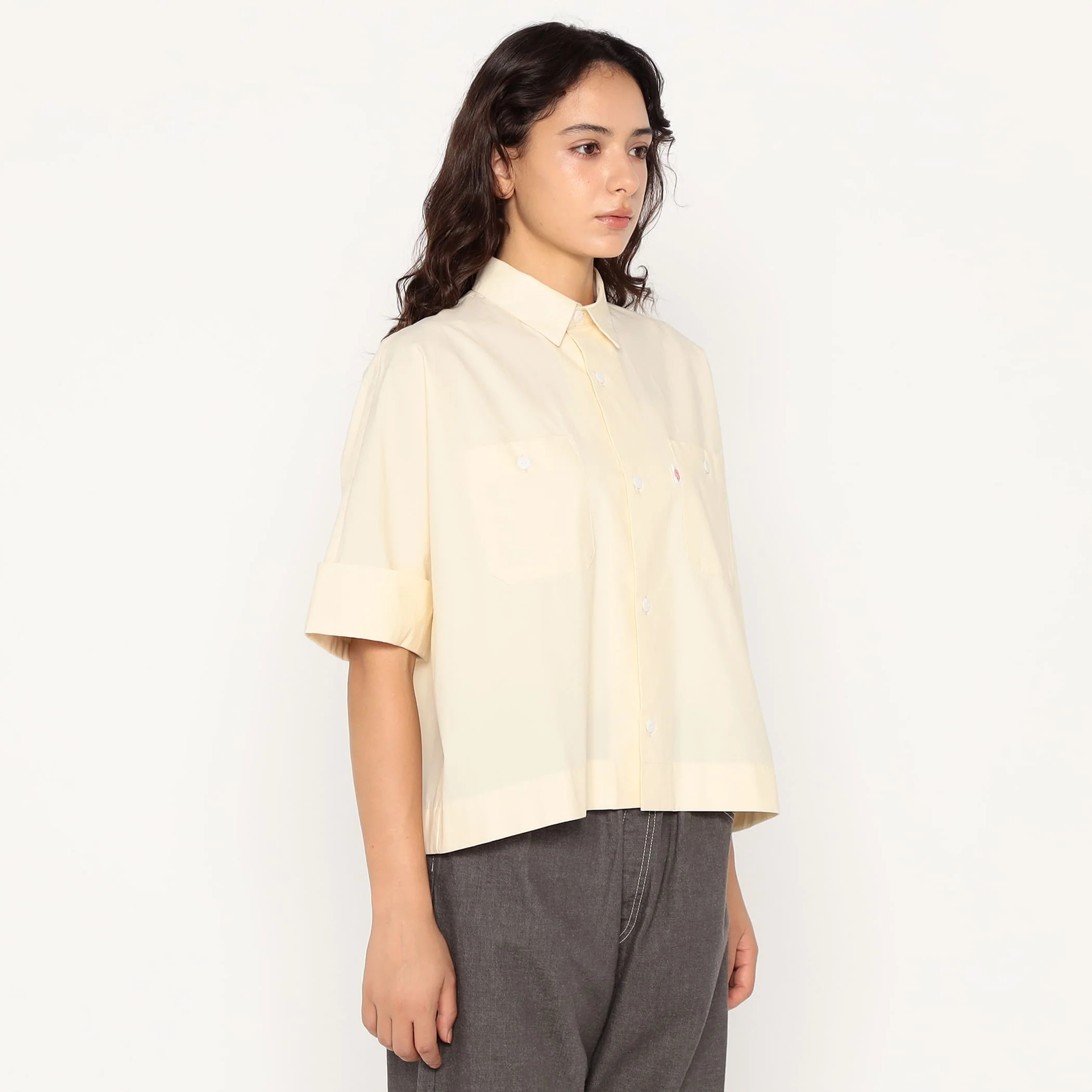 Women's Cotton Poplin Work Shirt - Image 7