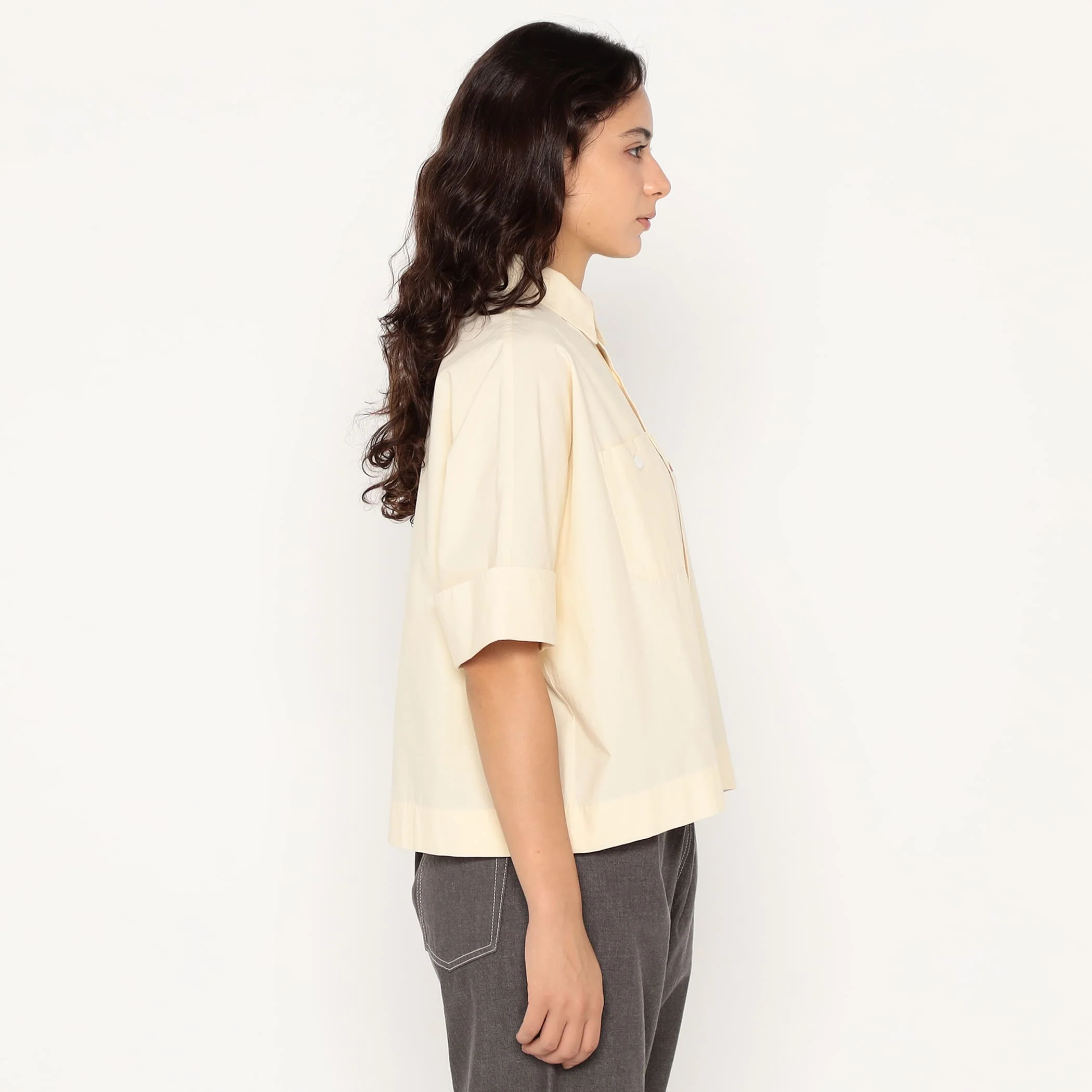 Women's Cotton Poplin Work Shirt - Image 8