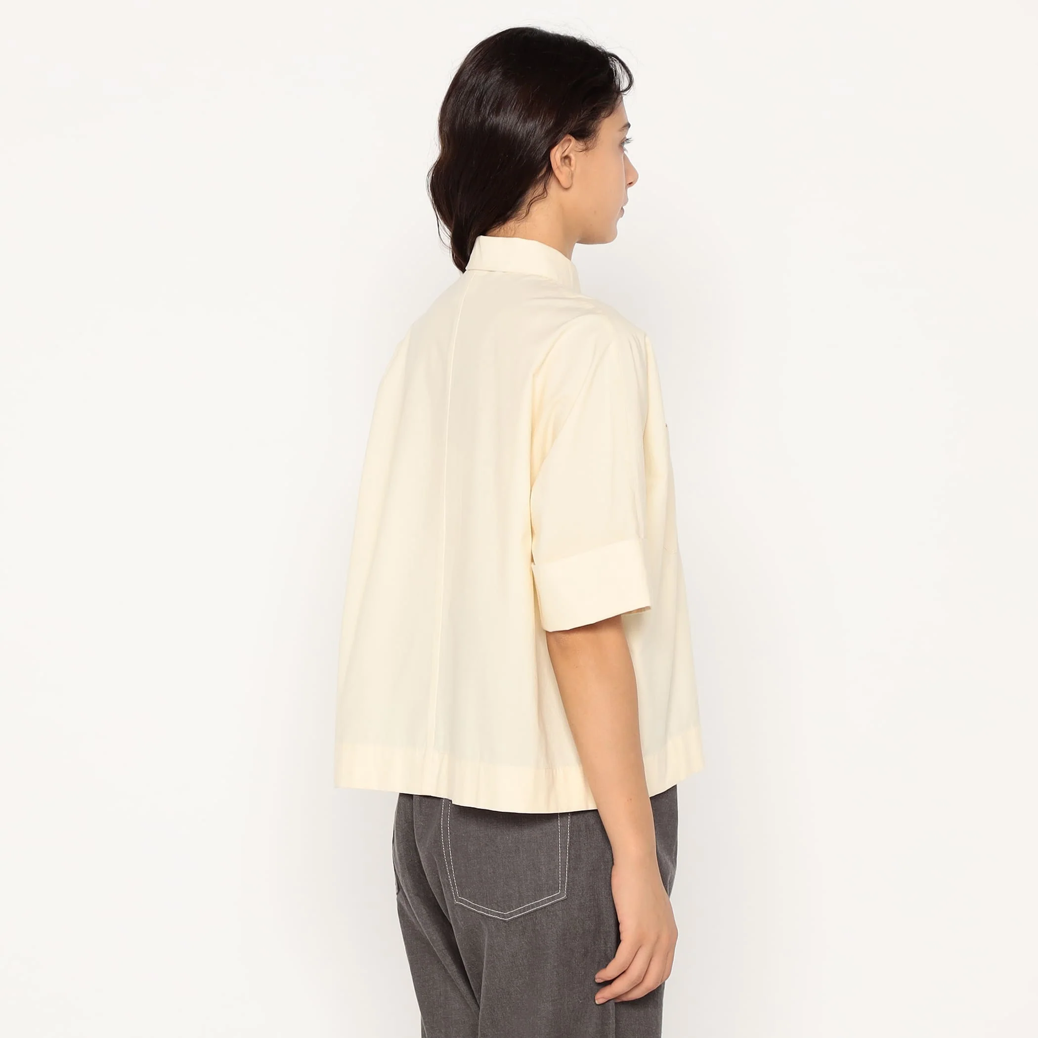 Women's Cotton Poplin Work Shirt - Image 9