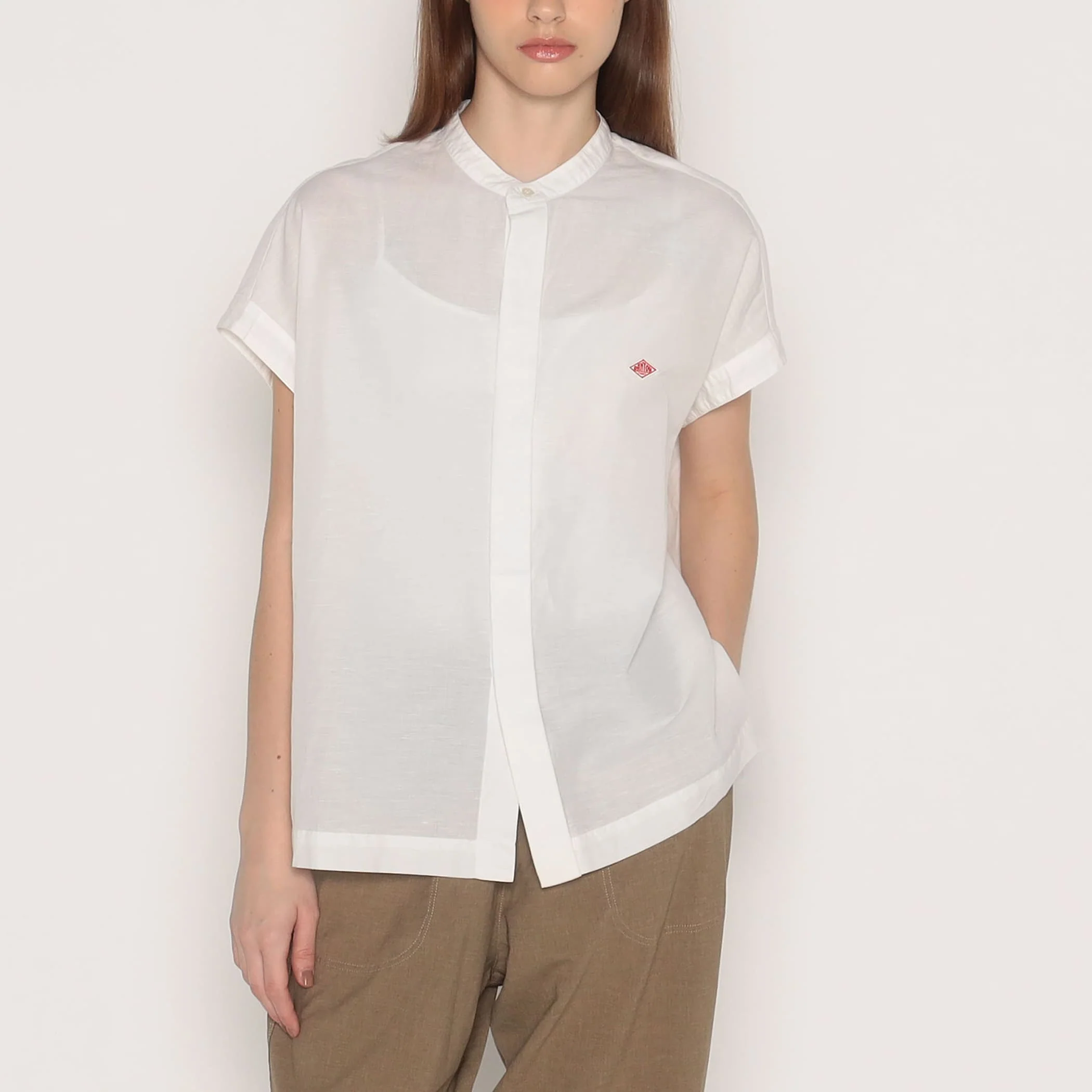 Women's Cotton Linen Slub Sleeveless Shirt - Image 13