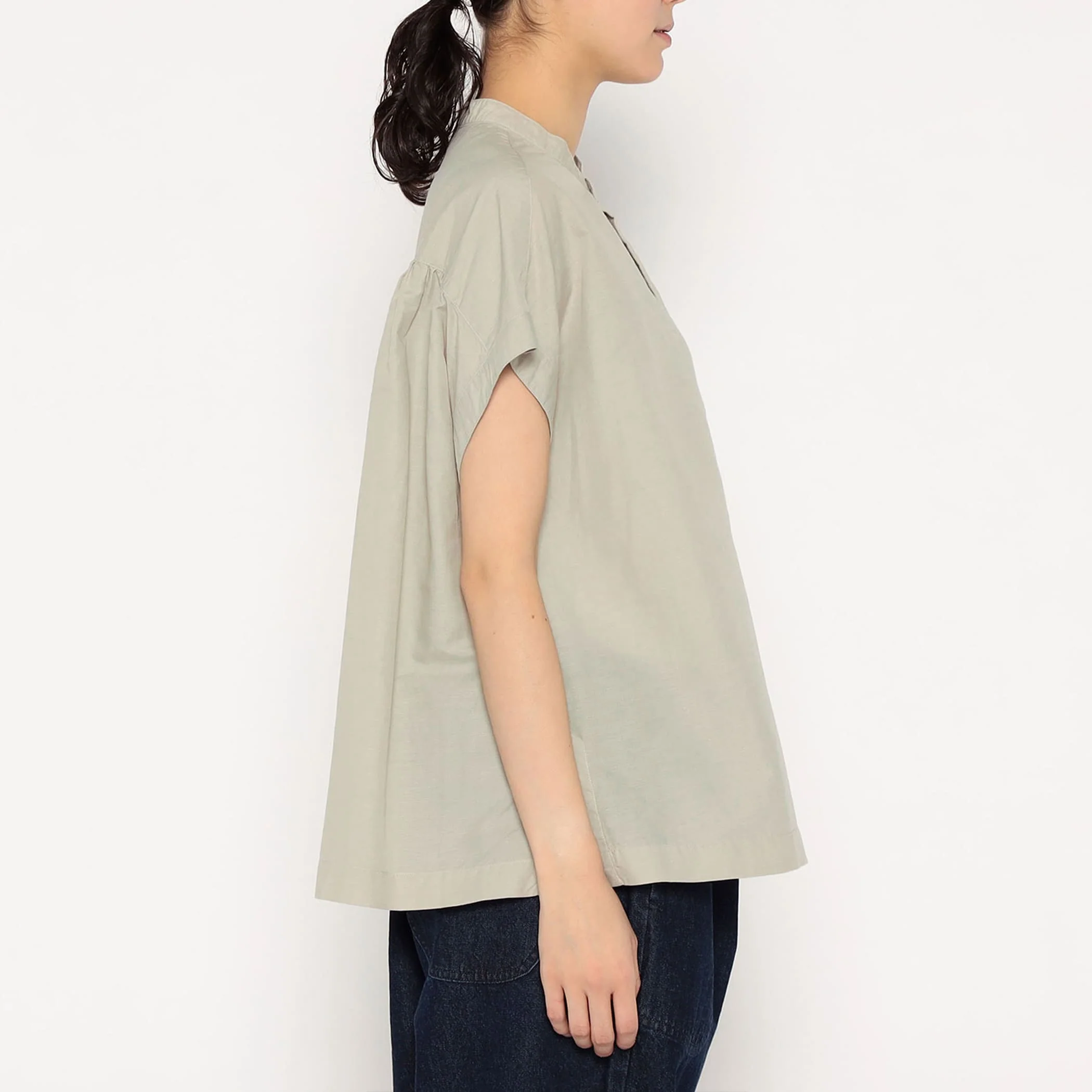 Women's Cotton Linen Slub Sleeveless Shirt - Image 4