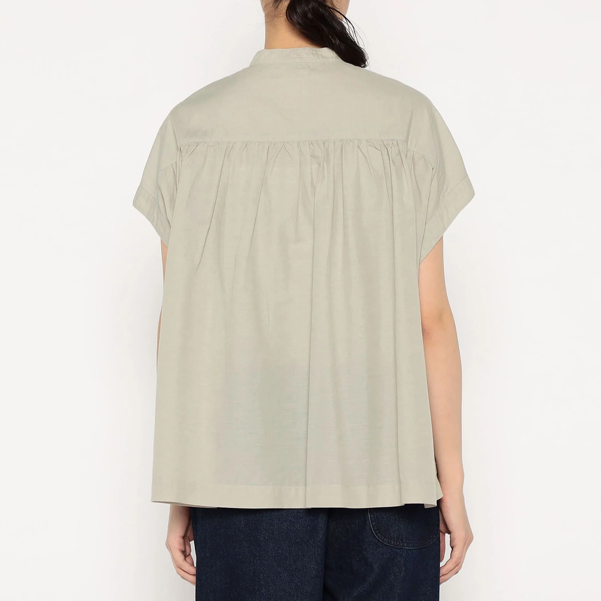 Women's Cotton Linen Slub Sleeveless Shirt - Image 6