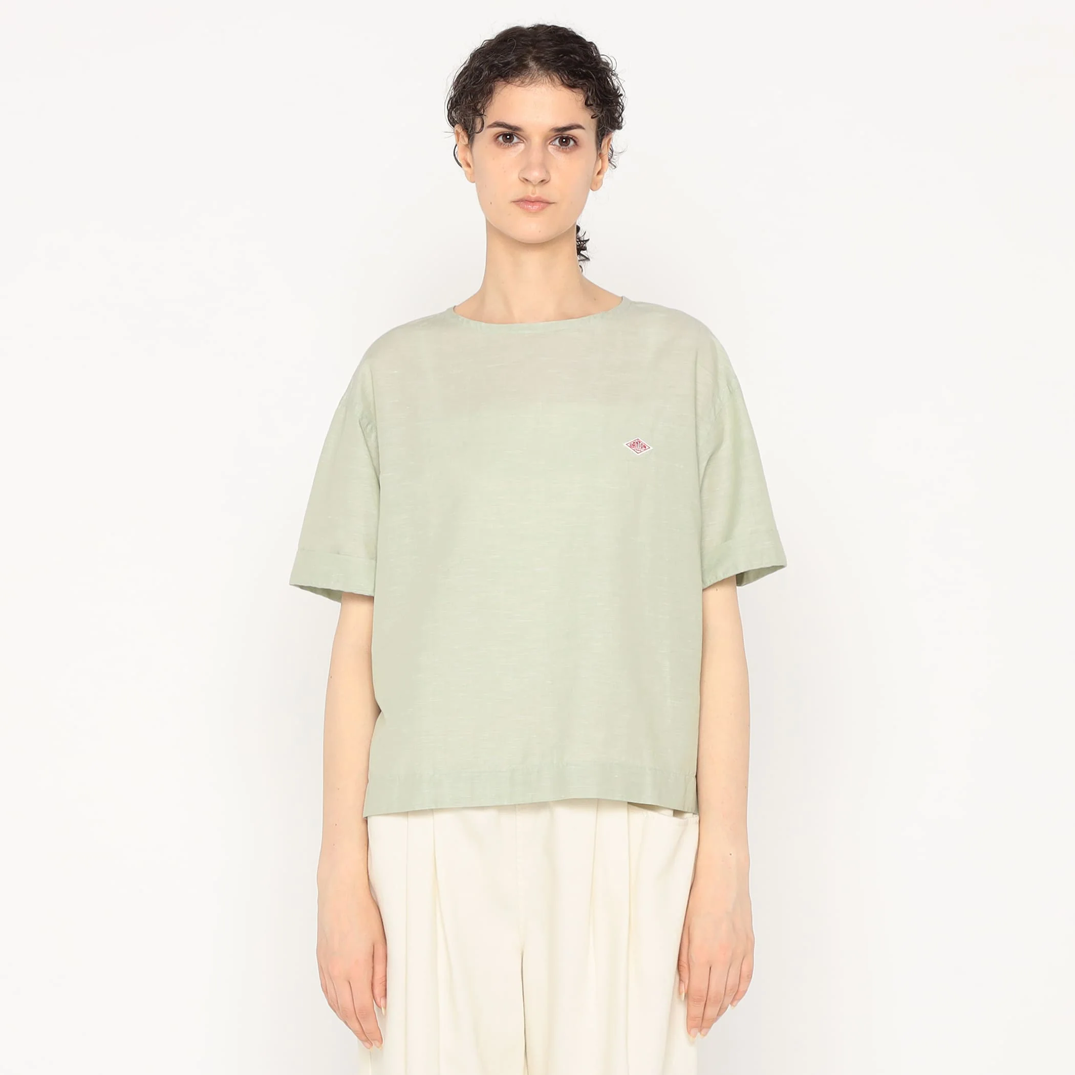 Women's Cotton Linen Slub Pullover Blouse - Image 3