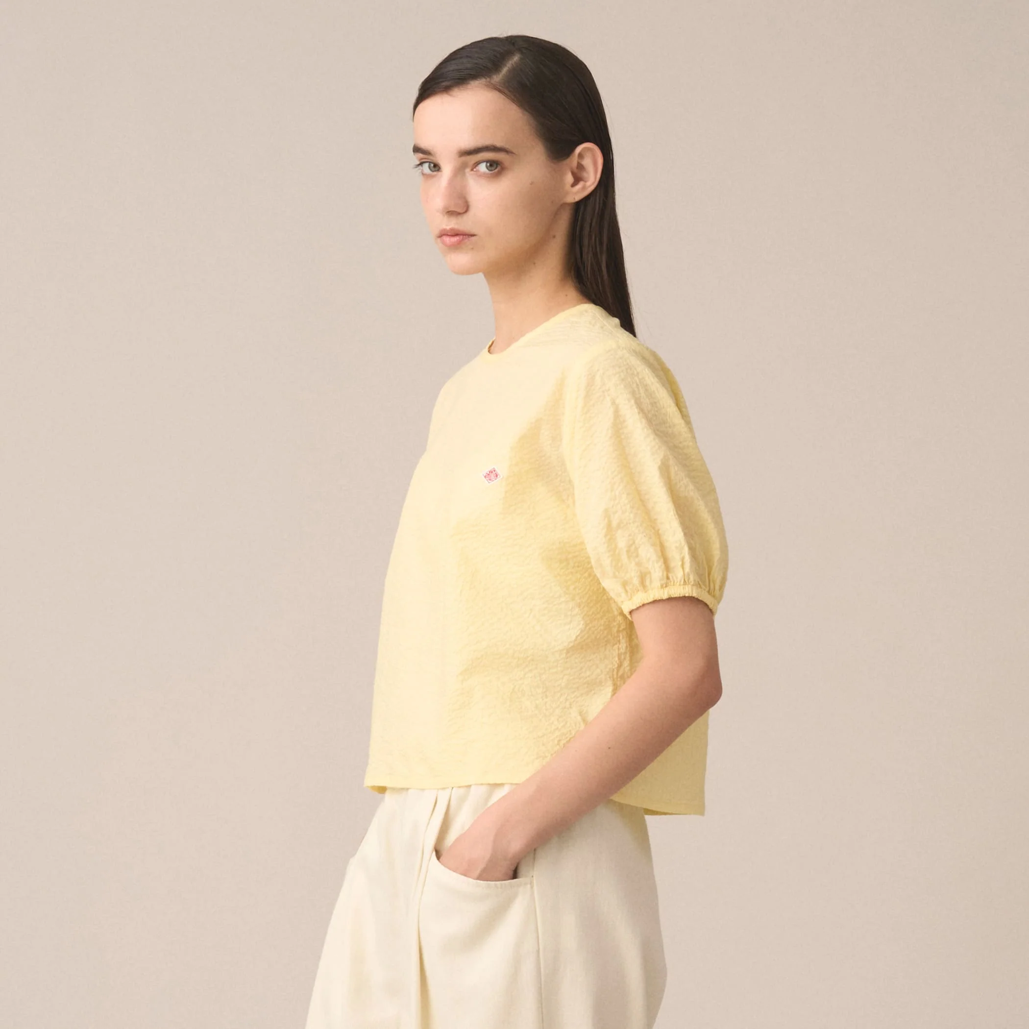 Women's Seersucker Pullover Blouse - Image 3