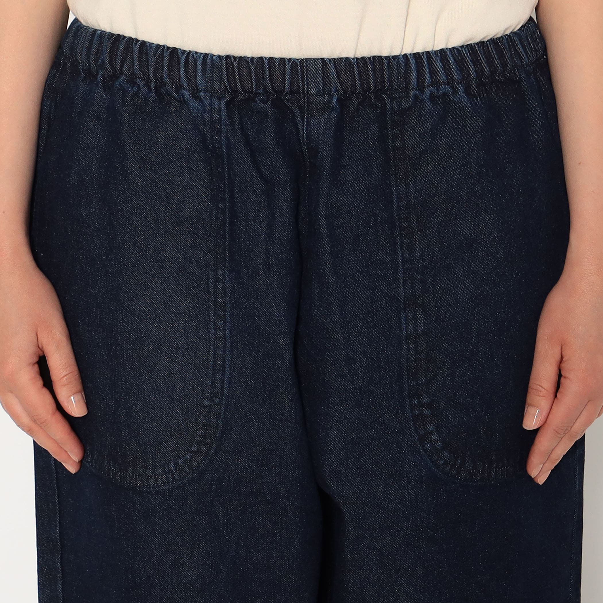 Women's Denim Easy Pants - Image 7