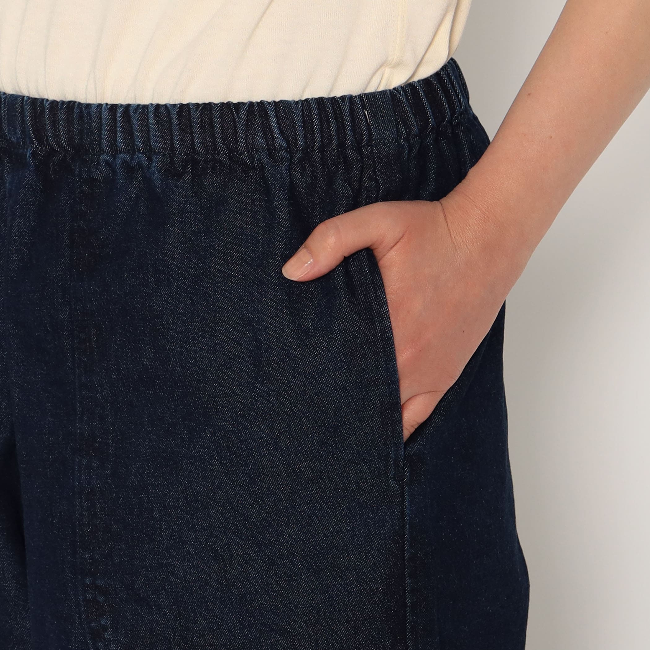 Women's Denim Easy Pants - Image 8