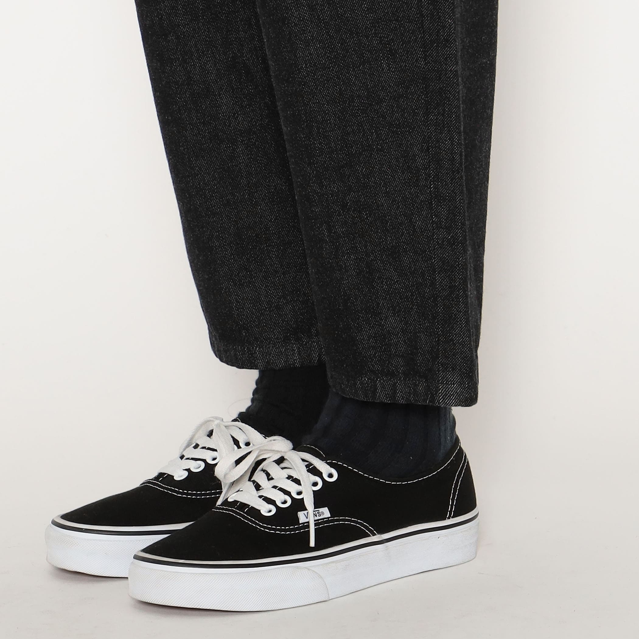 Women's Black Denim Easy Pants - Image 12