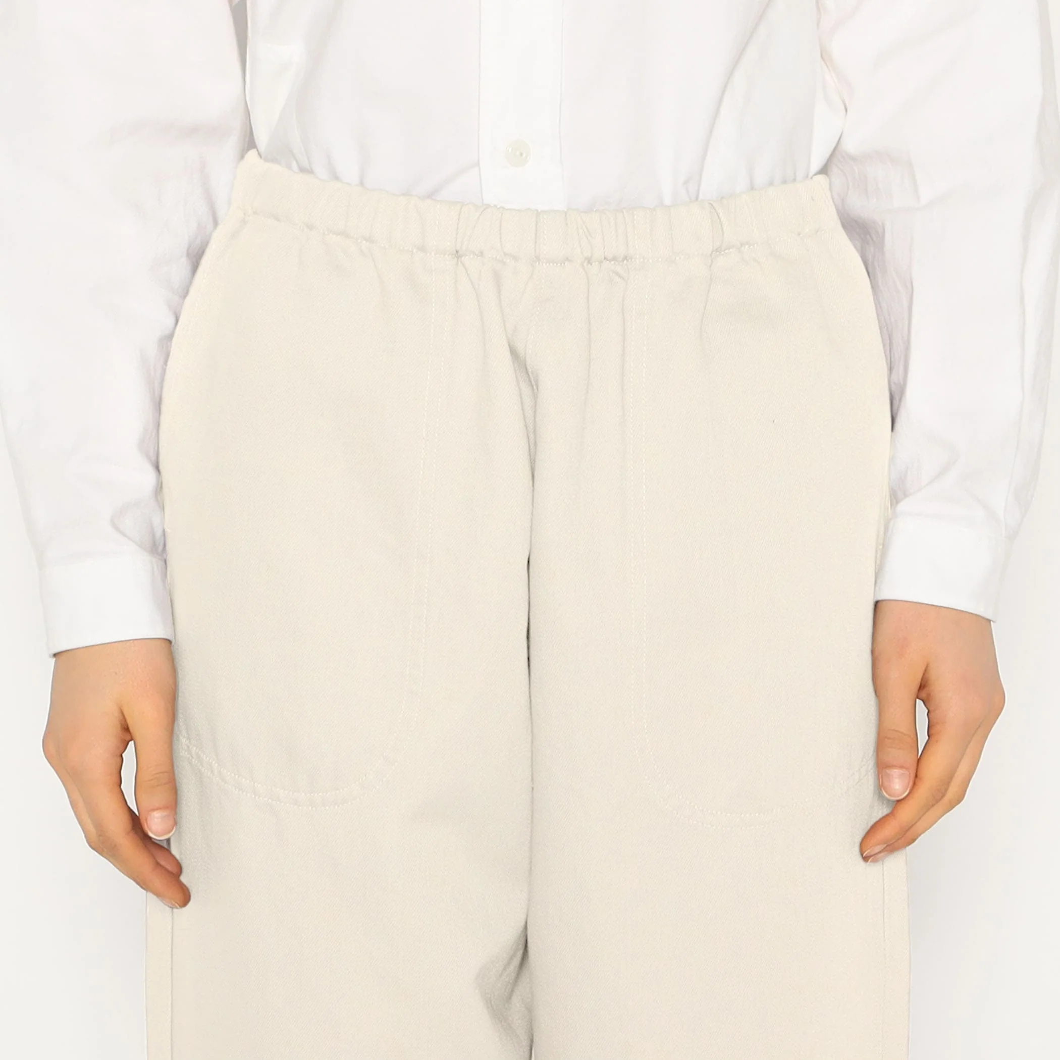 Women's Cotton Linen Twill Easy Pants - Image 7