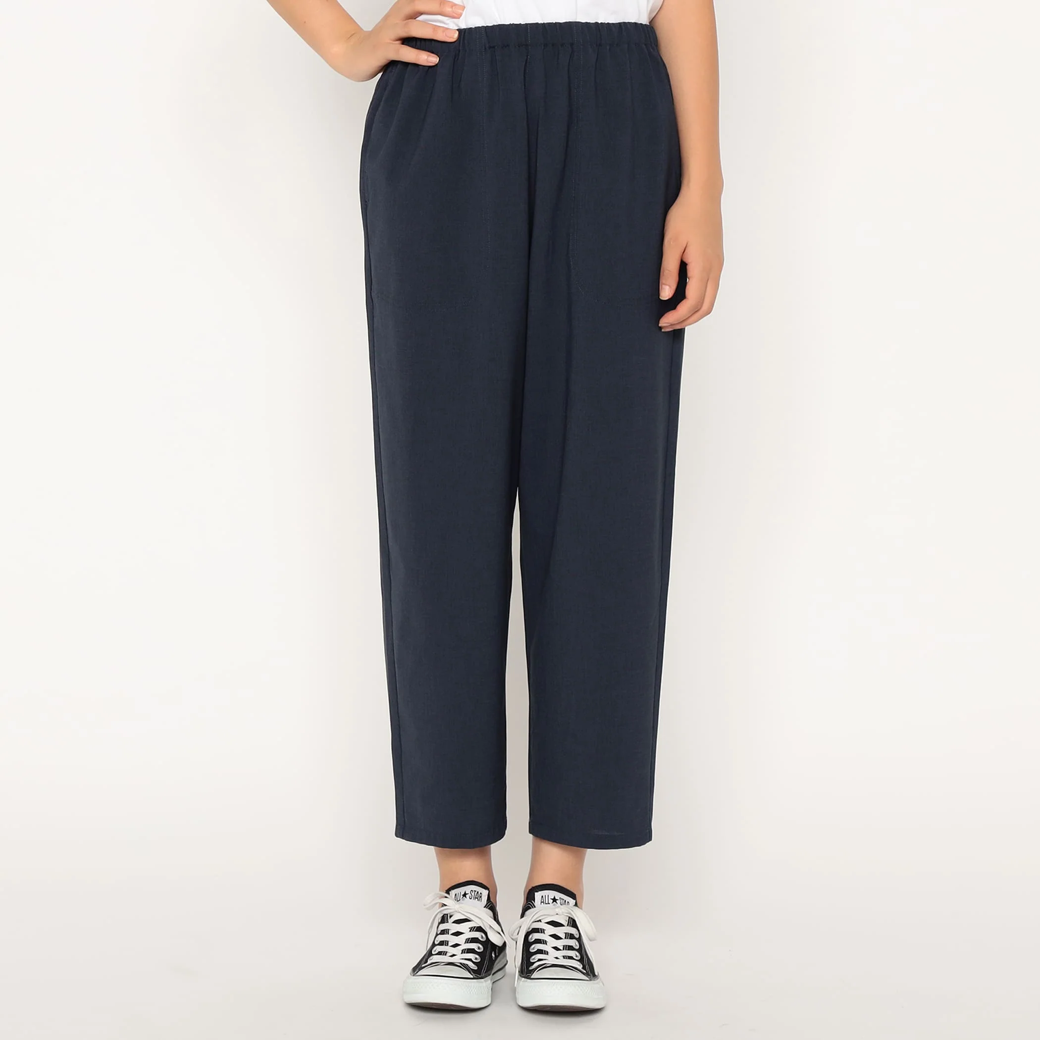 Women's Wool-Like Stretch Polyester Easy Pants - Image 2