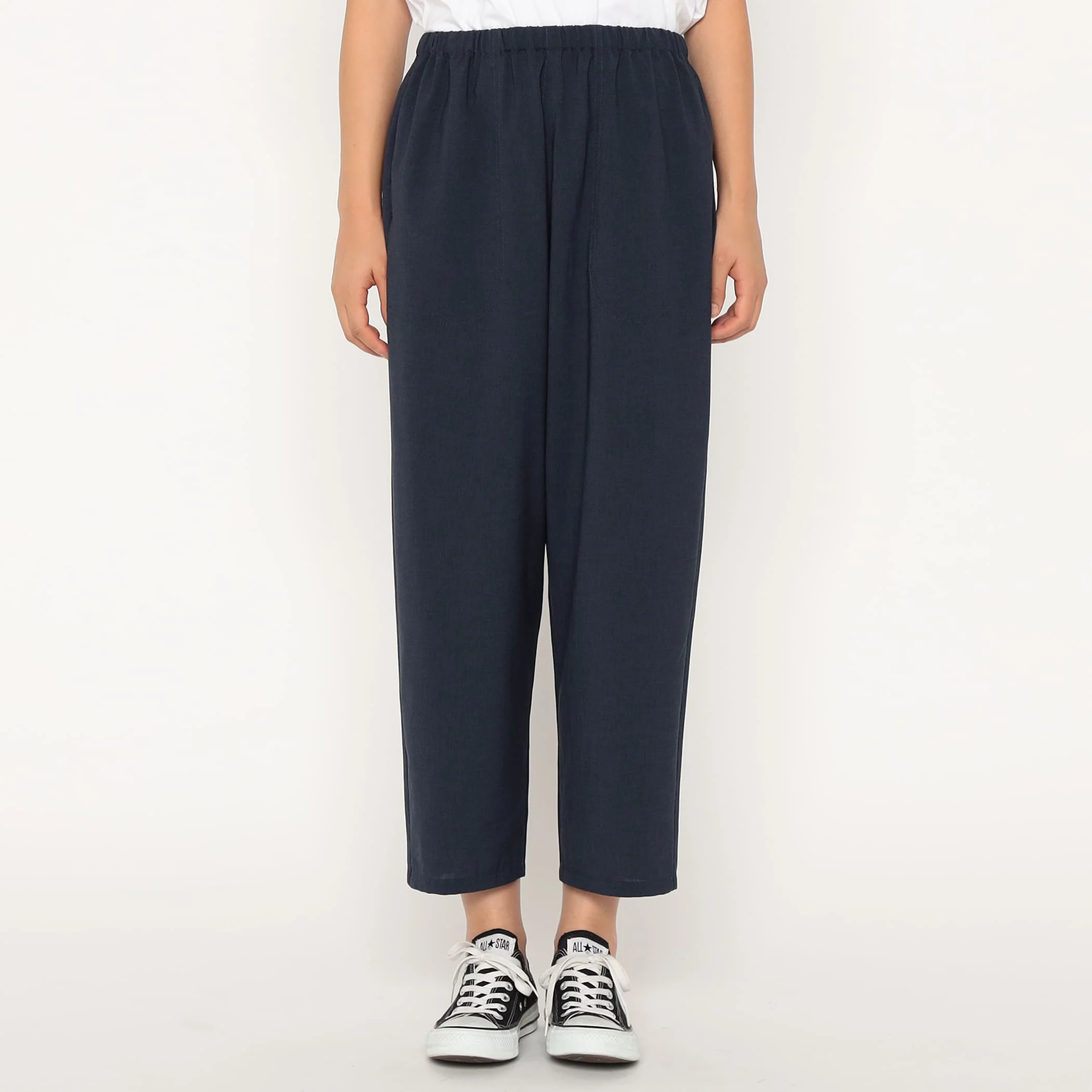 Women's Wool-Like Stretch Polyester Easy Pants - Image 3