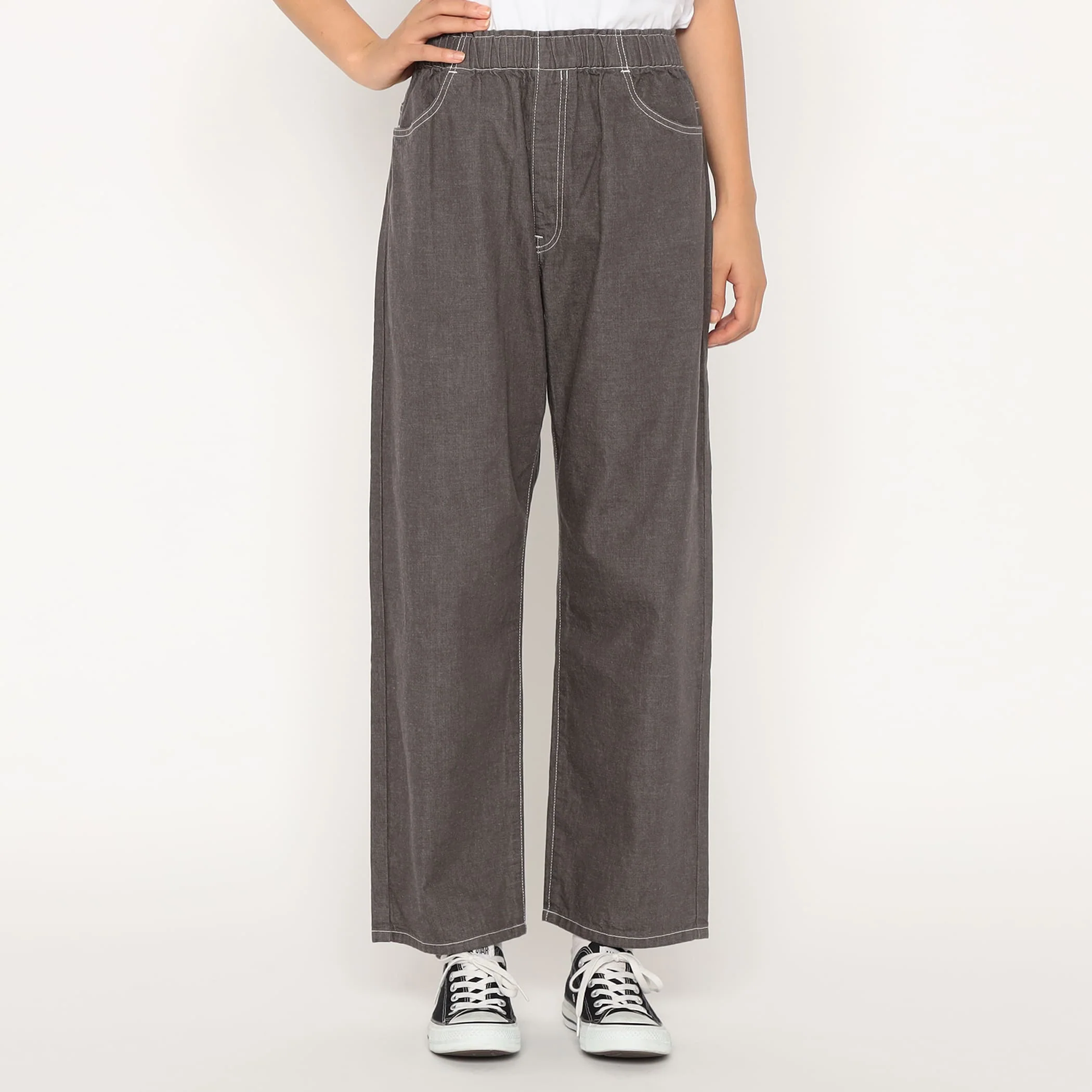 Women's Color Denim Easy Pants - Image 23