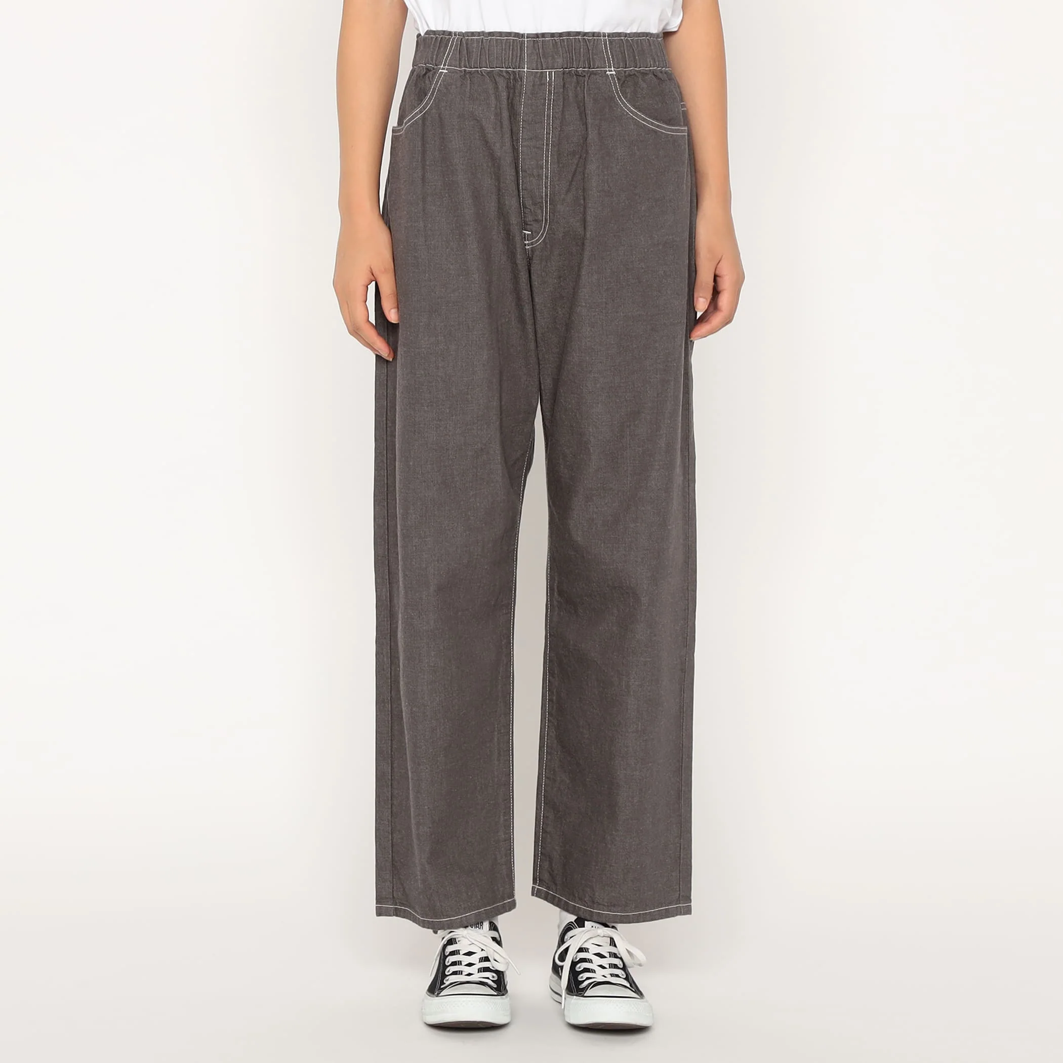 Women's Color Denim Easy Pants - Image 5