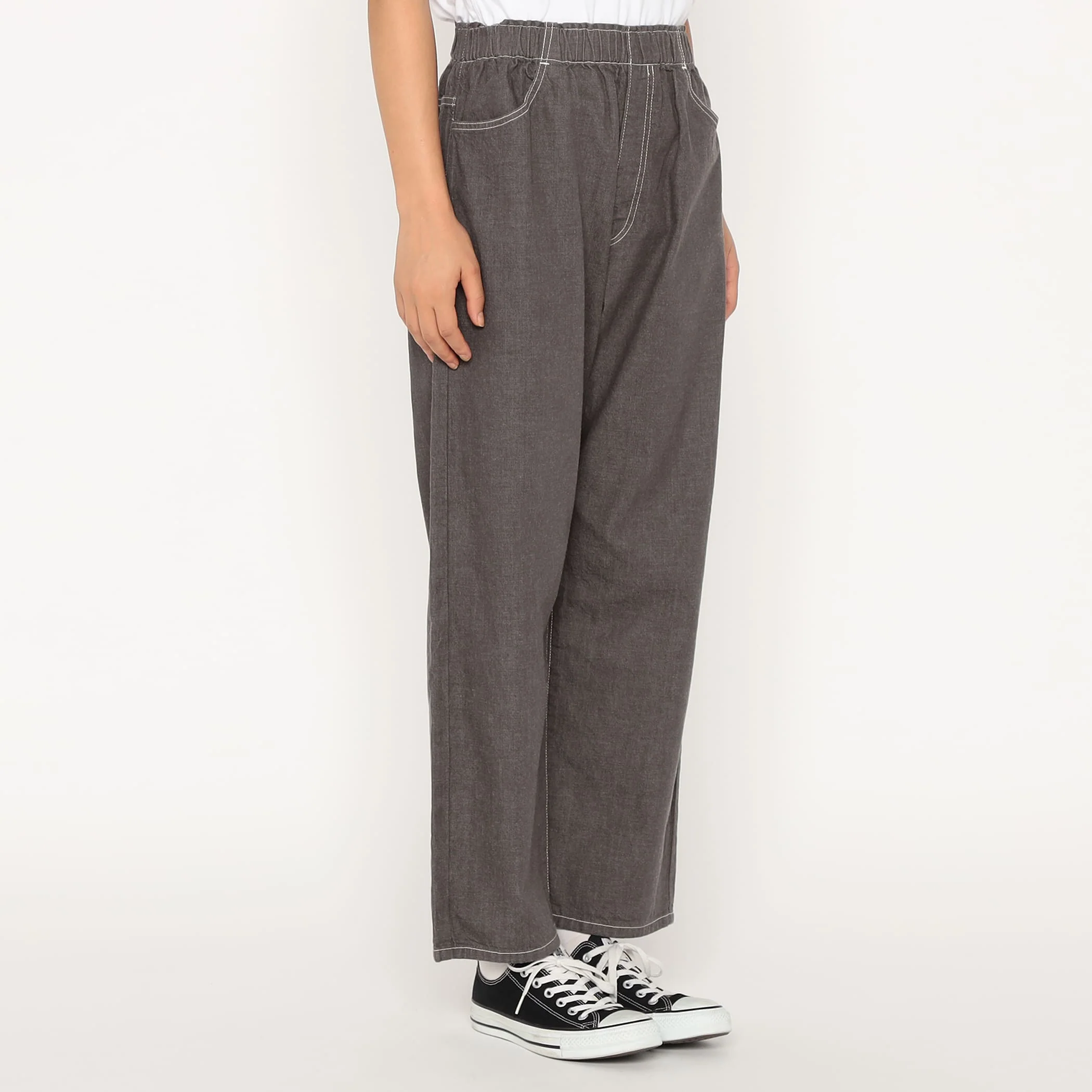 Women's Color Denim Easy Pants - Image 6