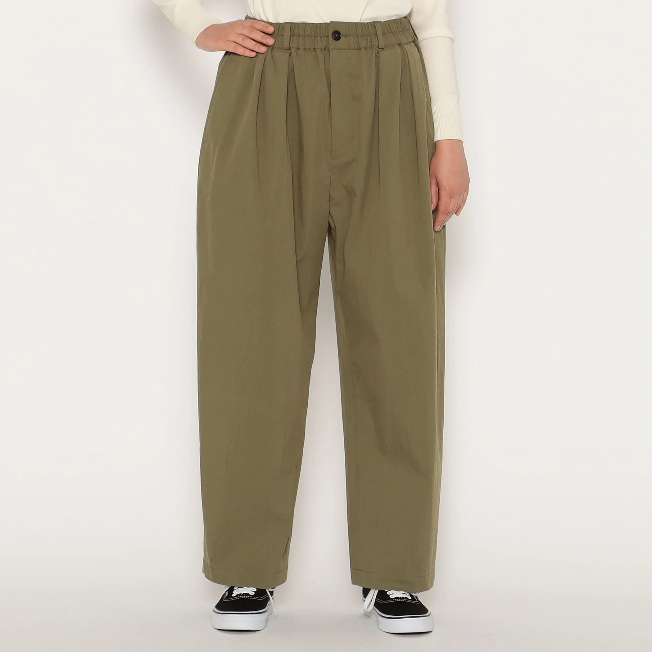 Women's C/N Twill Double Pleated Easy Pants - Image 17