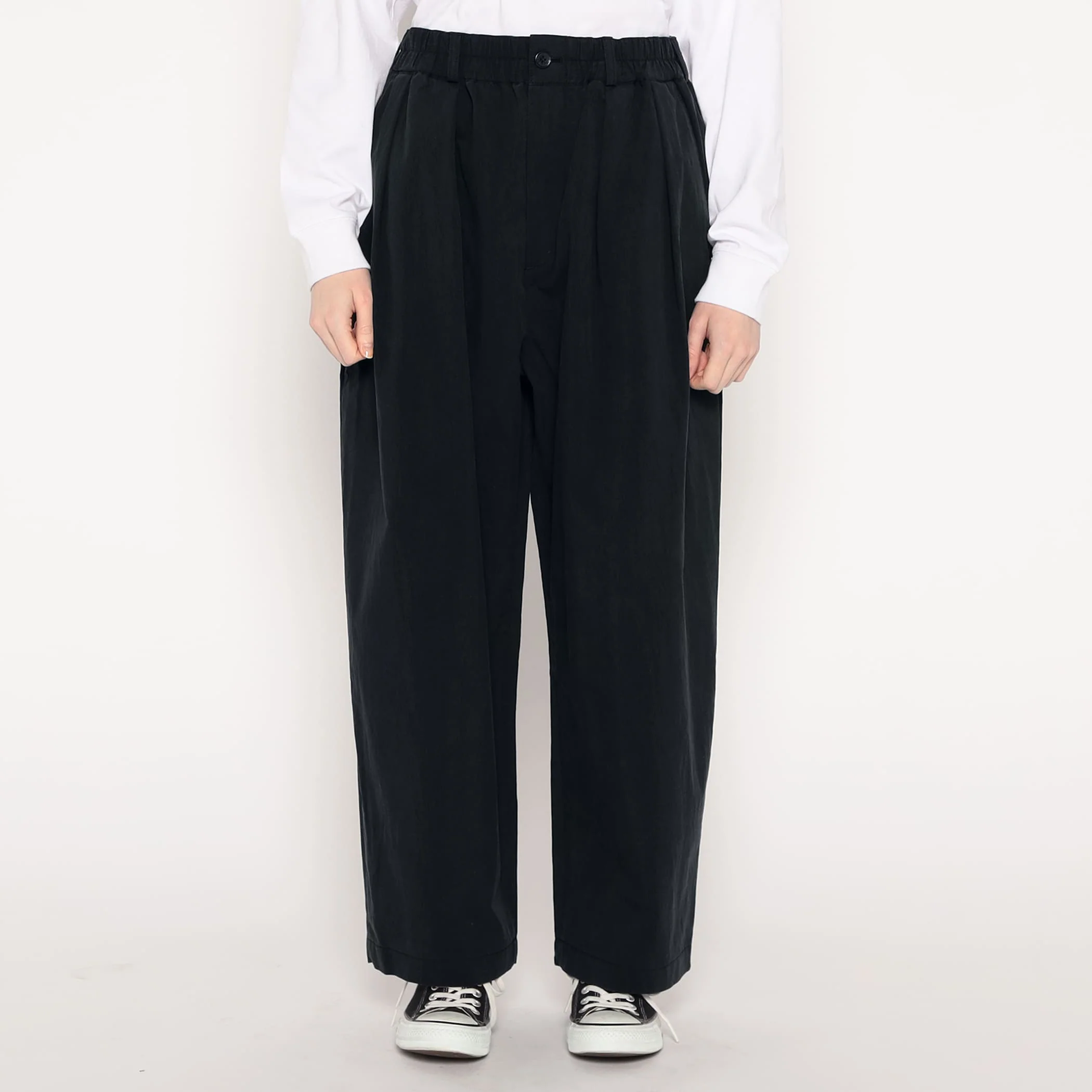 Women's C/N Twill Double Pleated Easy Pants - Image 4