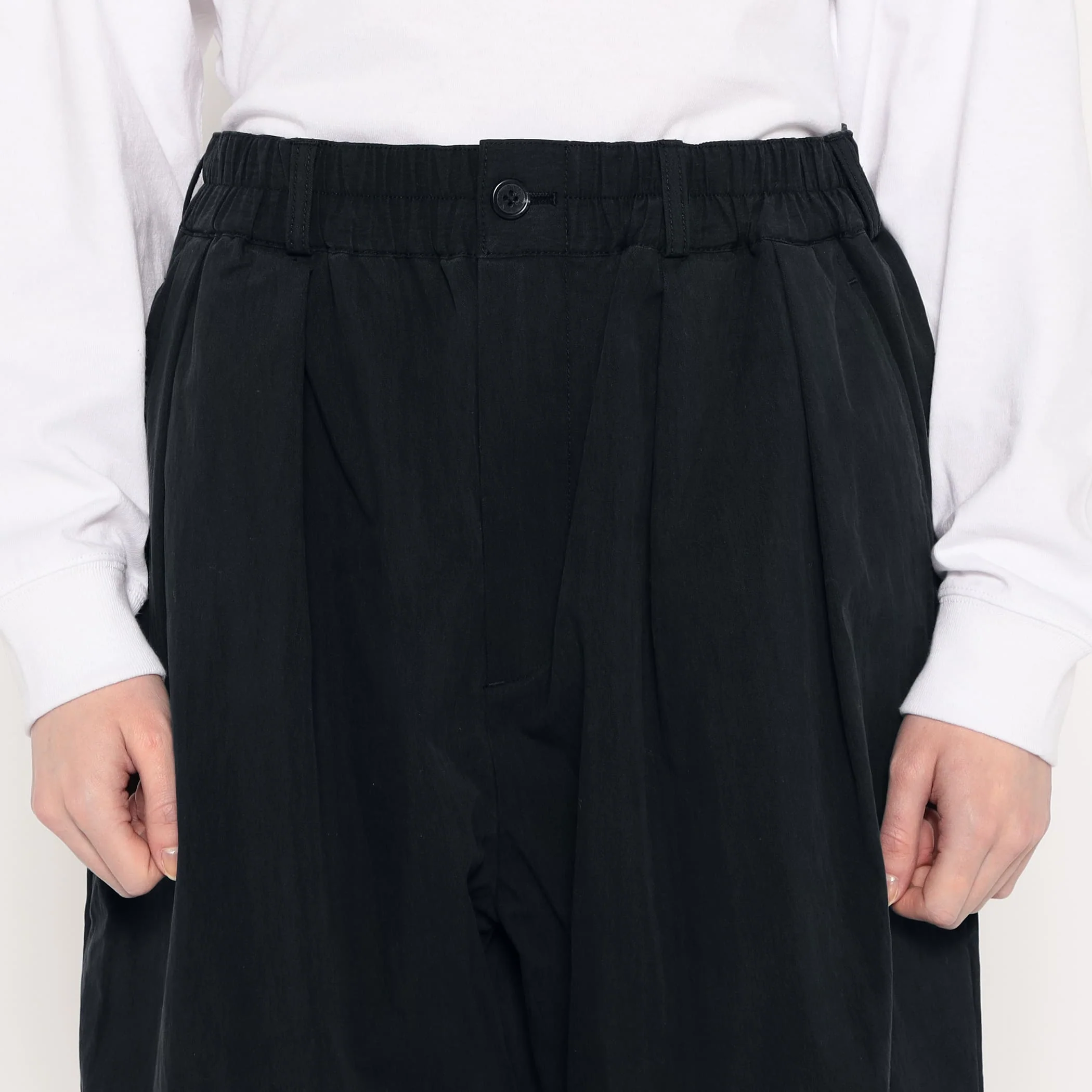 Women's C/N Twill Double Pleated Easy Pants - Image 9