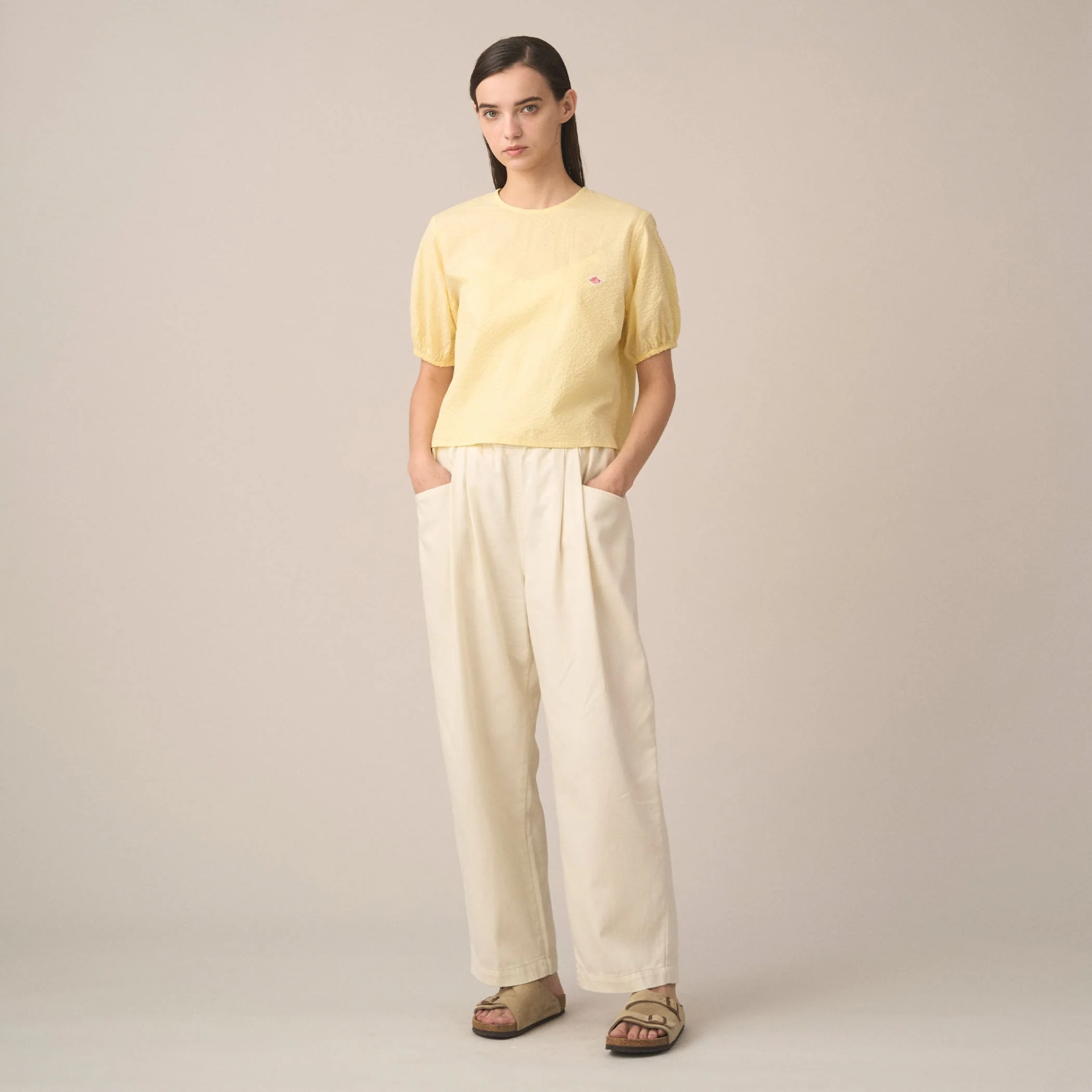 Women's Lightweight Twill 2tuck Easy Pants - Image 3