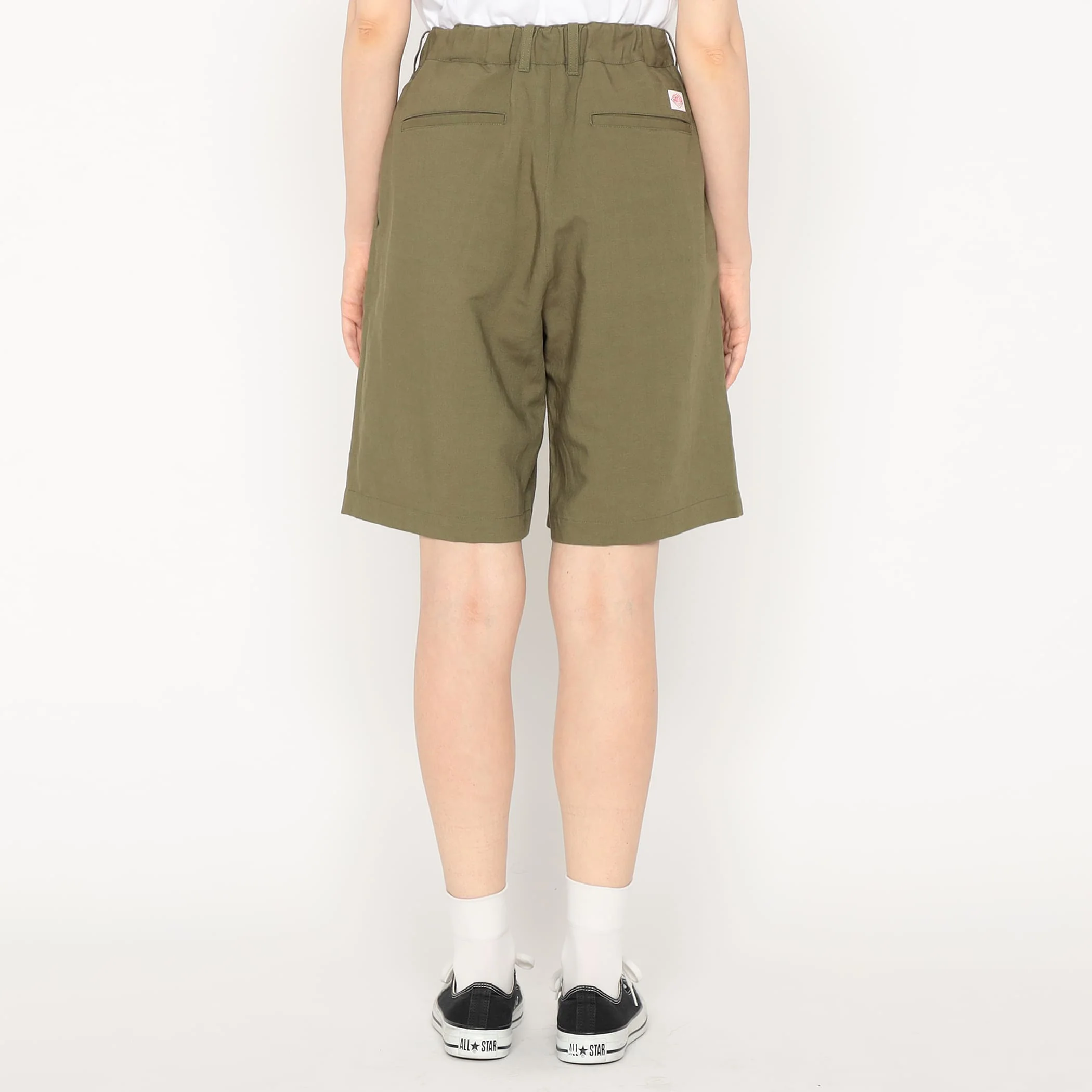 Women's Linen-Blend Double Pleated Shorts - Image 7