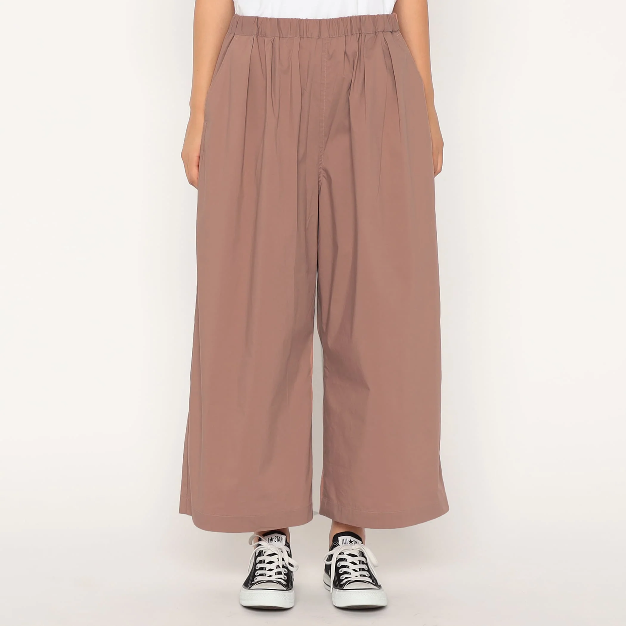 Women's Typewriter Cropped Wide Pants - Image 4
