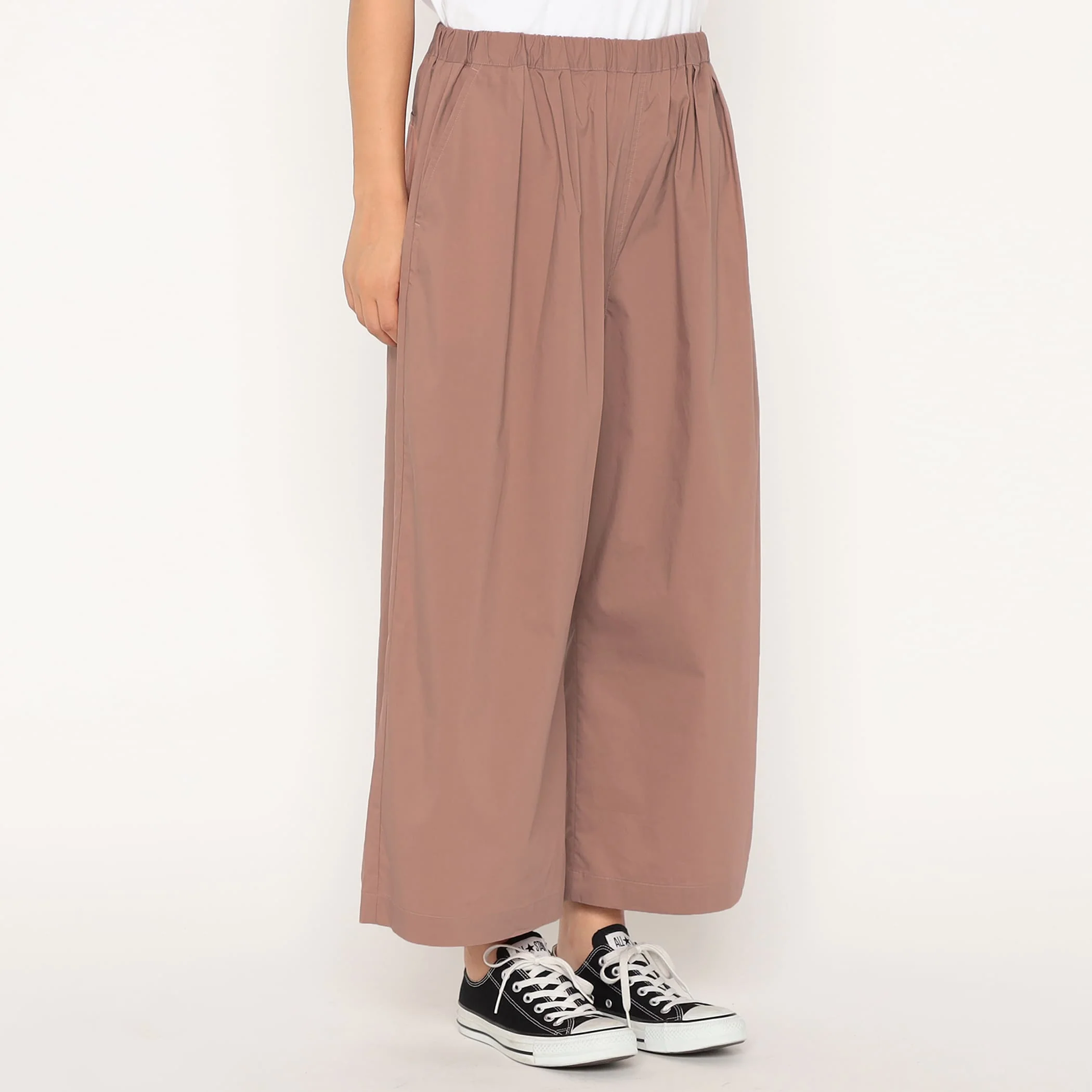 Women's Typewriter Cropped Wide Pants - Image 5