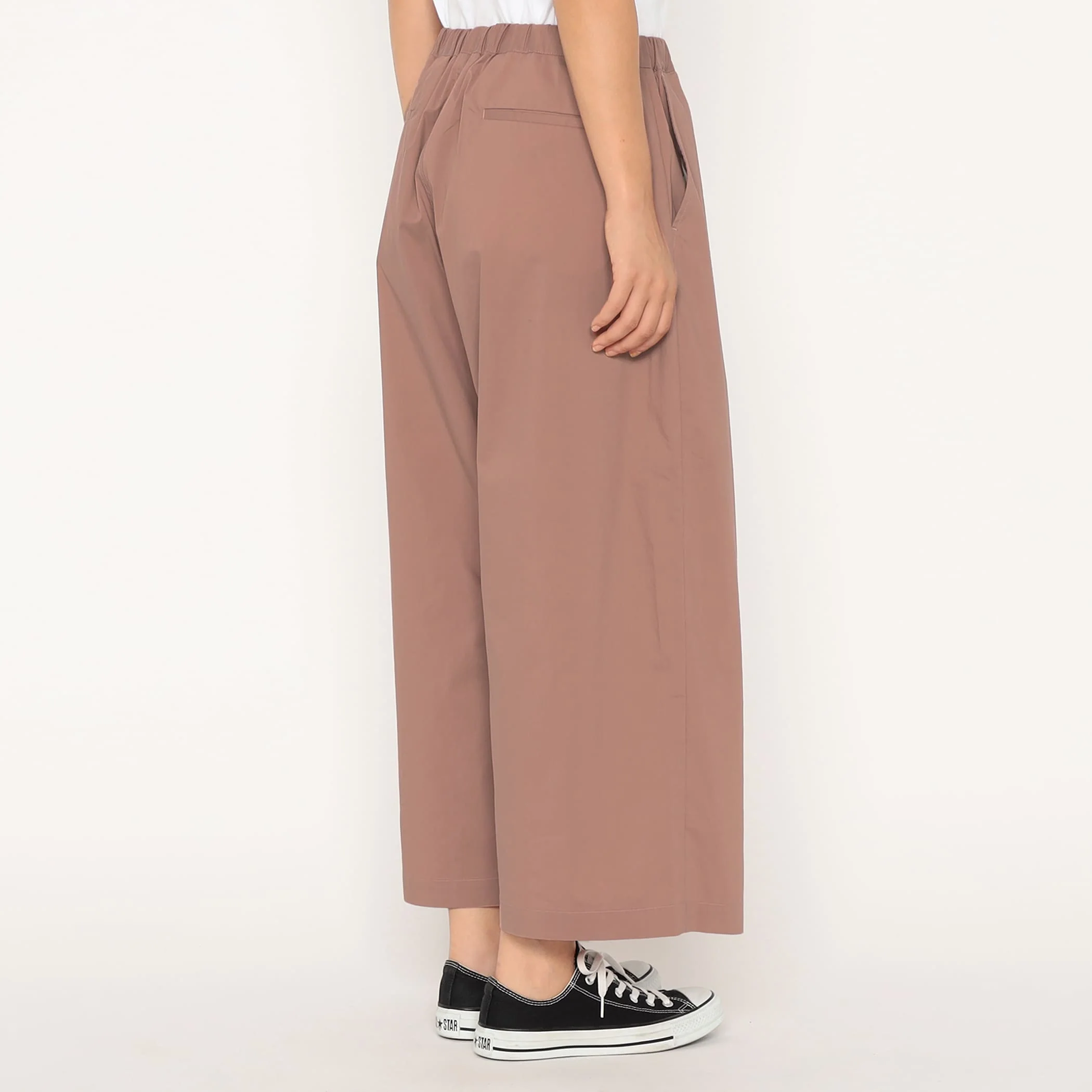 Women's Typewriter Cropped Wide Pants - Image 7