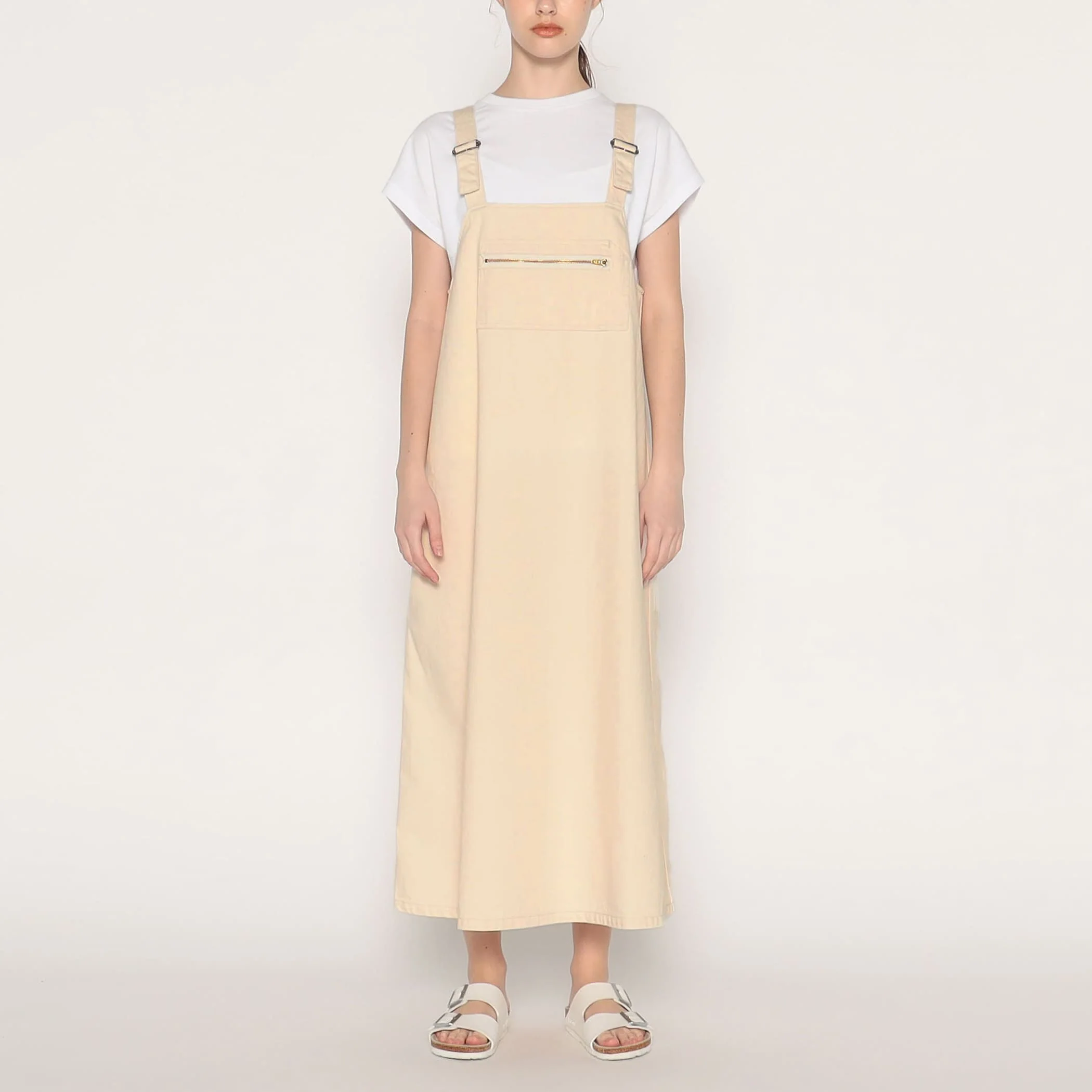 Women's Cotton Drill Overalls Skirt - Image 3