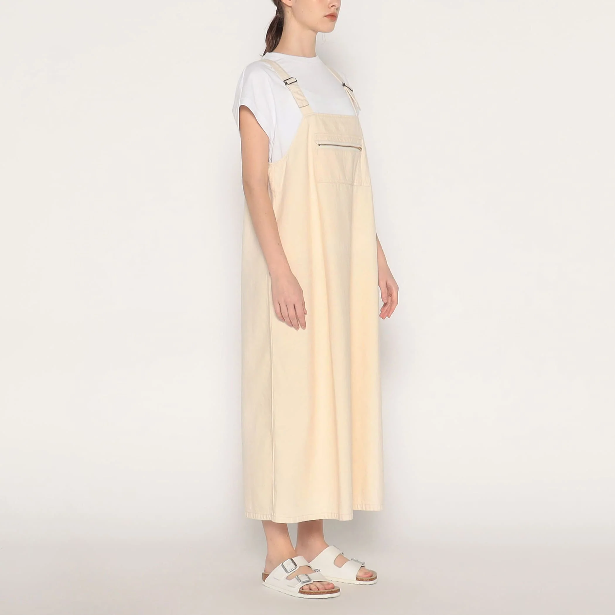 Women's Cotton Drill Overalls Skirt - Image 4