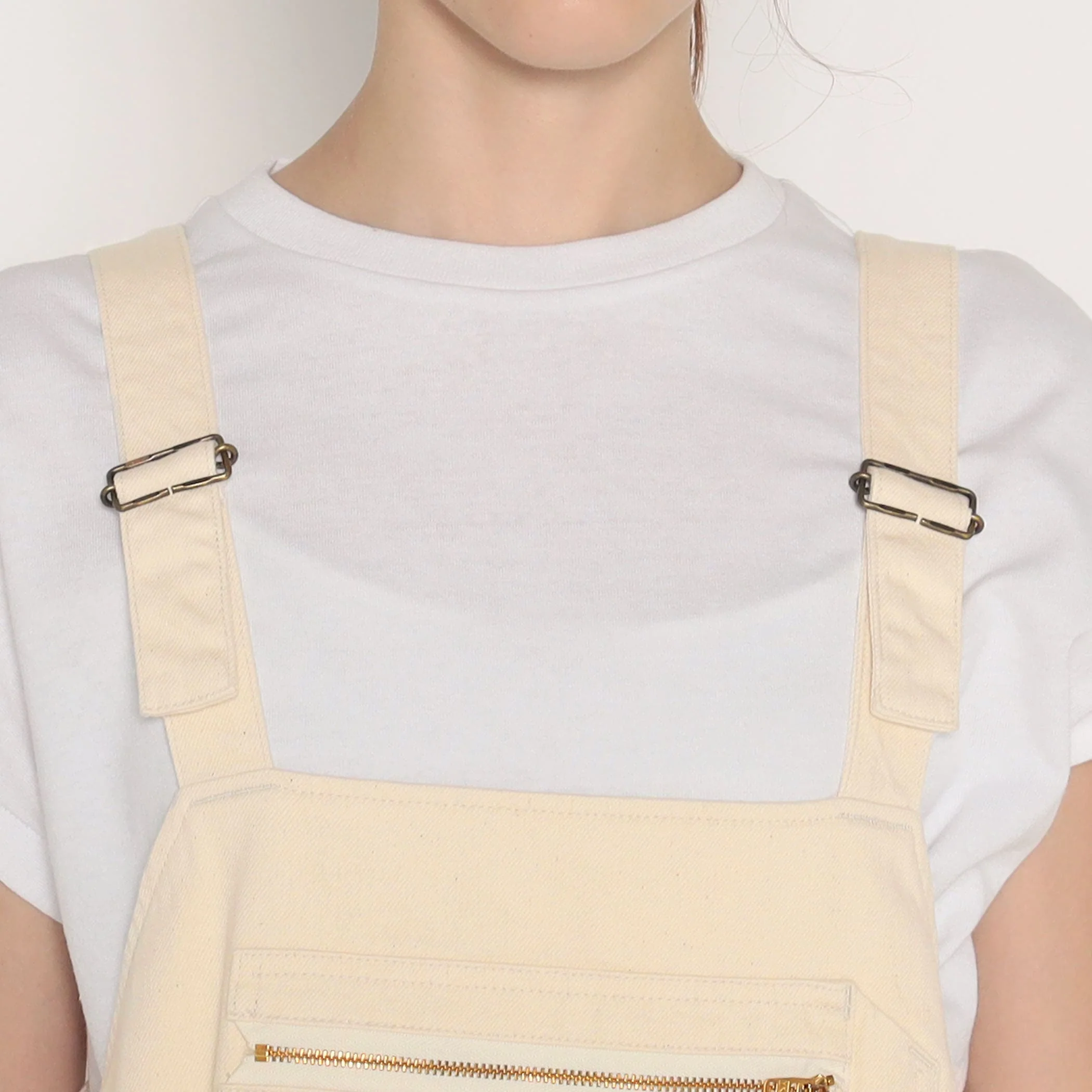 Women's Cotton Drill Overalls Skirt - Image 8