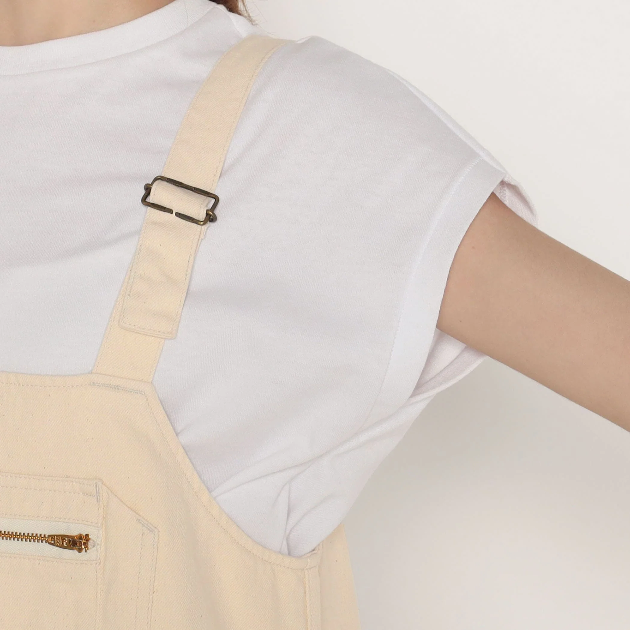 Women's Cotton Drill Overalls Skirt - Image 9