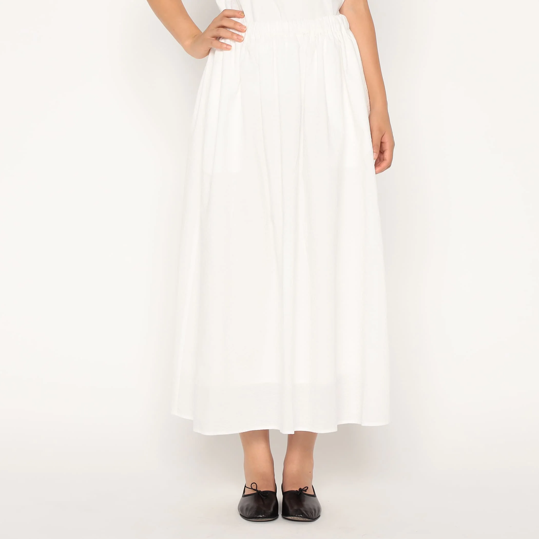 Women's Seersucker Gather Skirt - Image 13