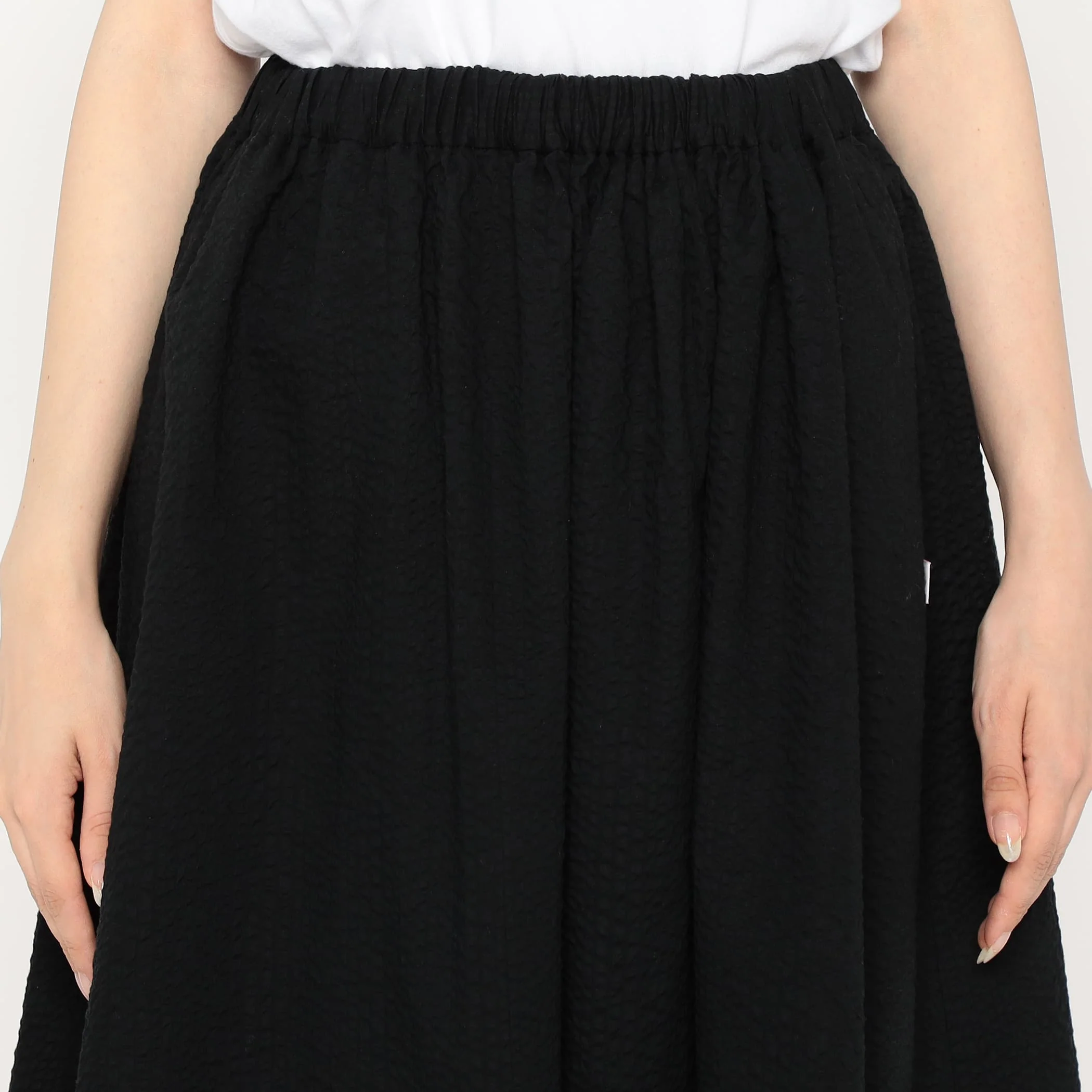 Women's Seersucker Gather Skirt - Image 7