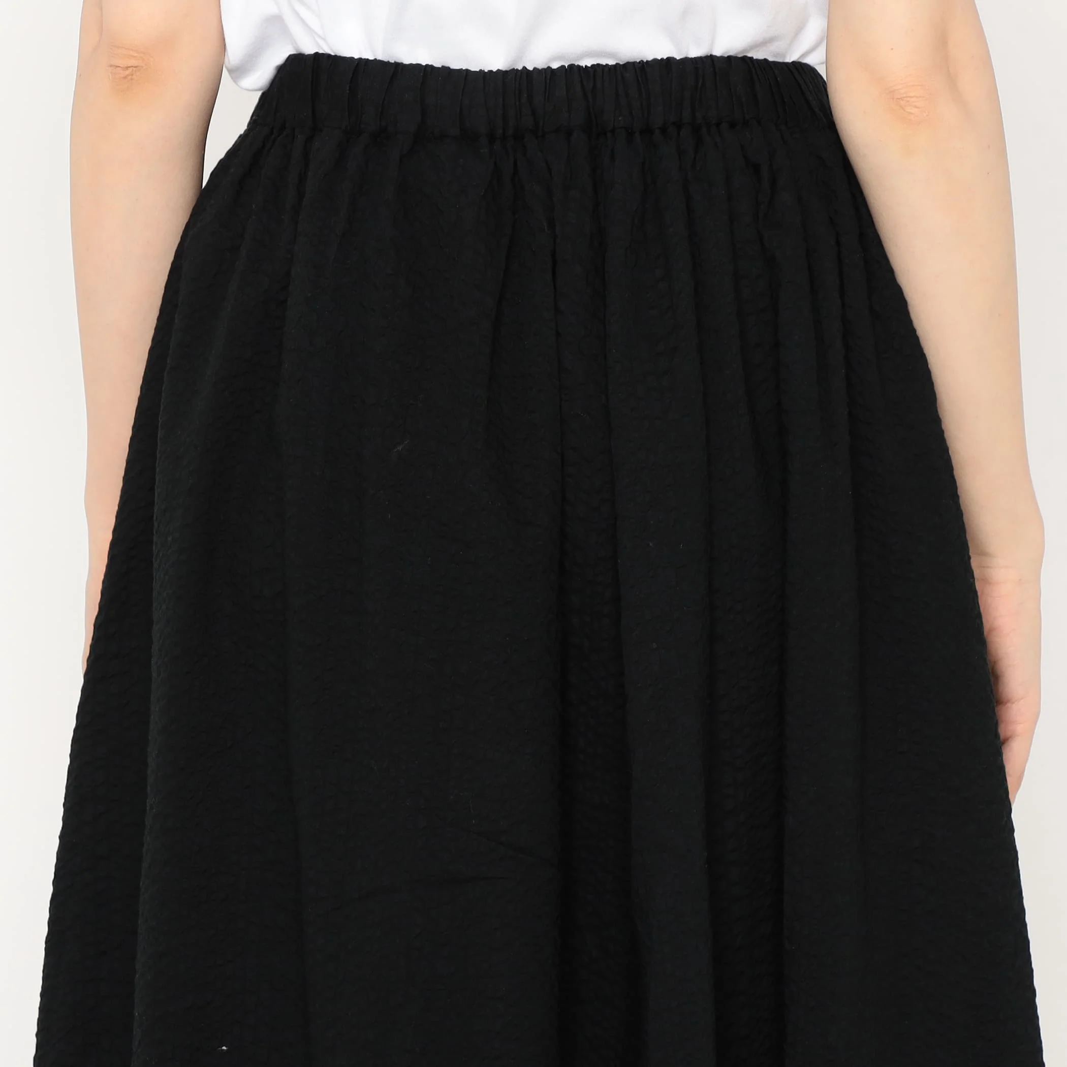Women's Seersucker Gather Skirt - Image 8