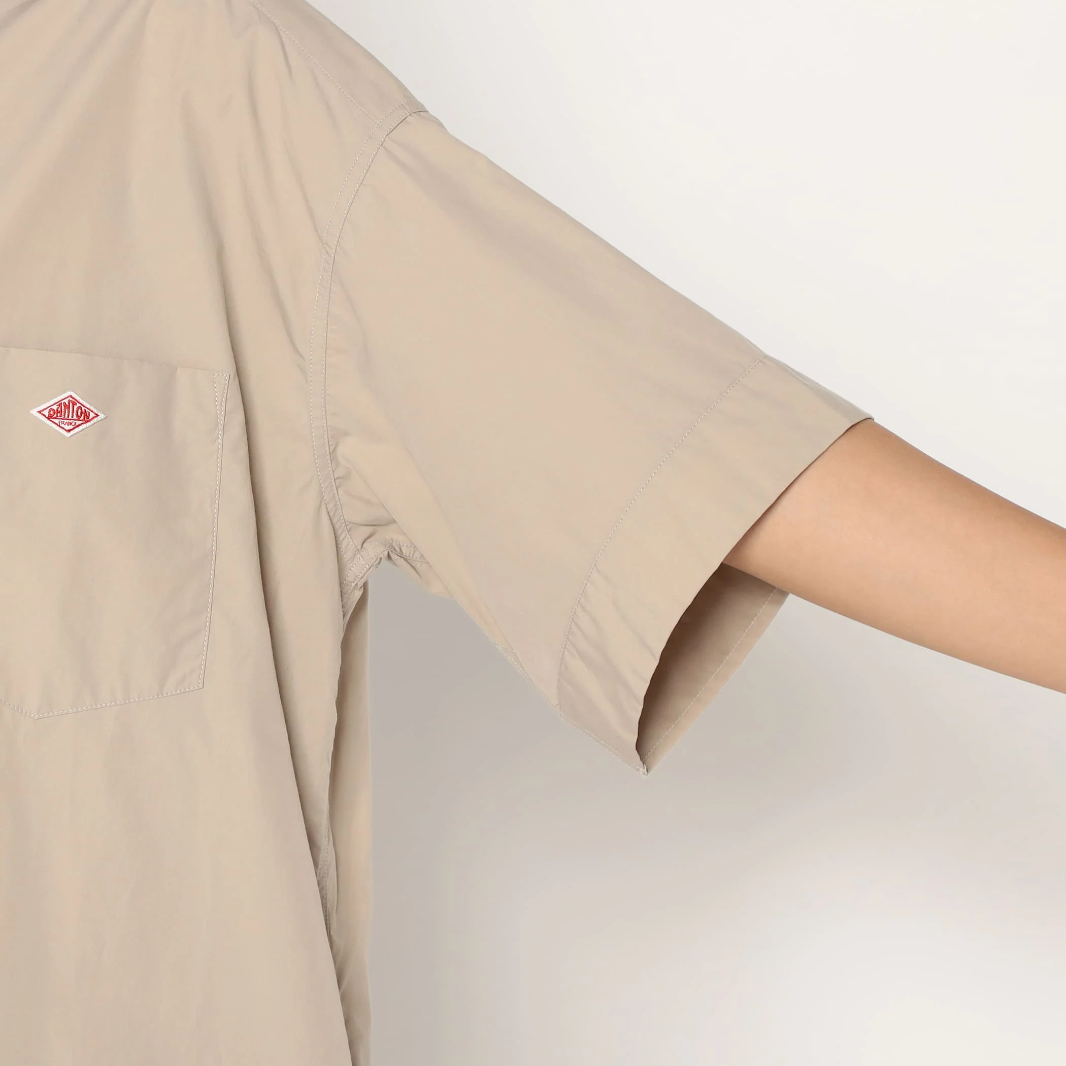 Women's Cotton Poplin Pullover Shirt Dress - Image 10