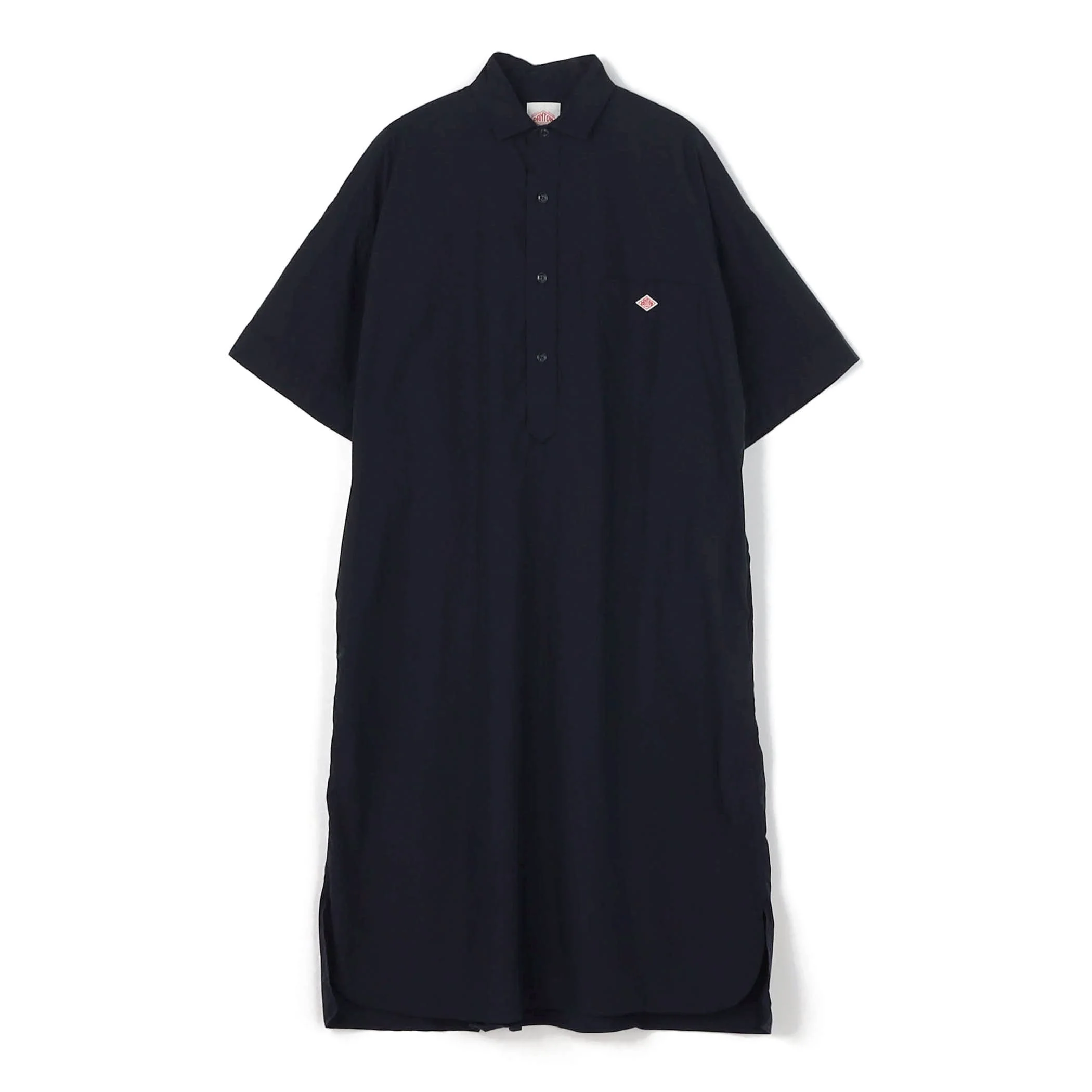 Women's Cotton Poplin Pullover Shirt Dress - Image 17