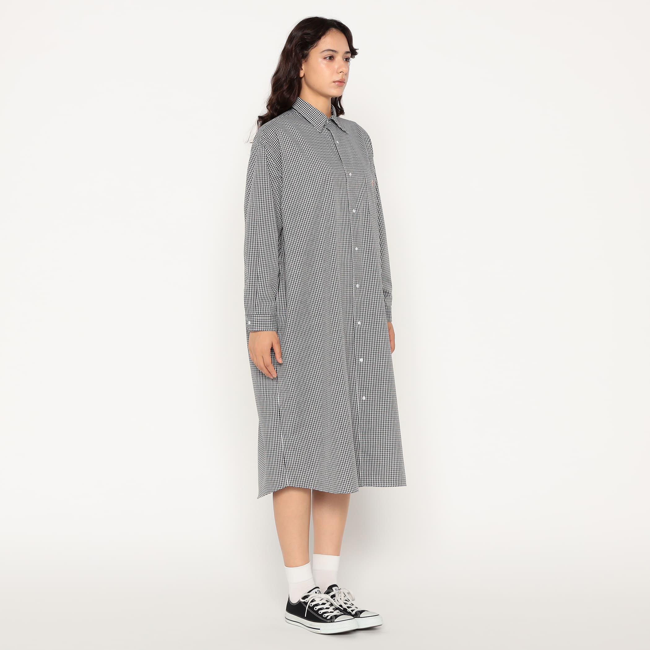 Women's Oxford Classic Collar Dress - Image 3