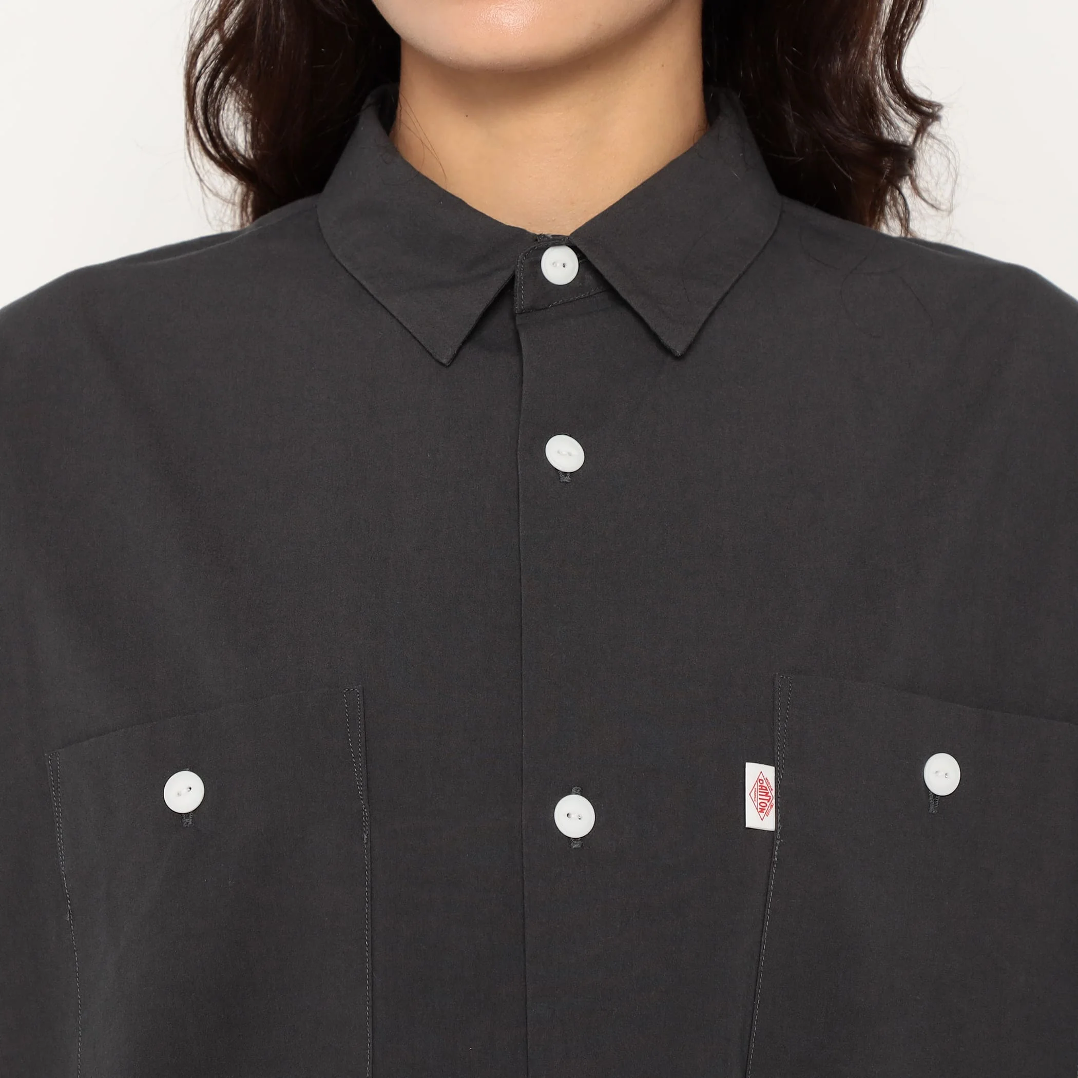 Women's Cotton Poplin Work Shirt Dress - Image 9