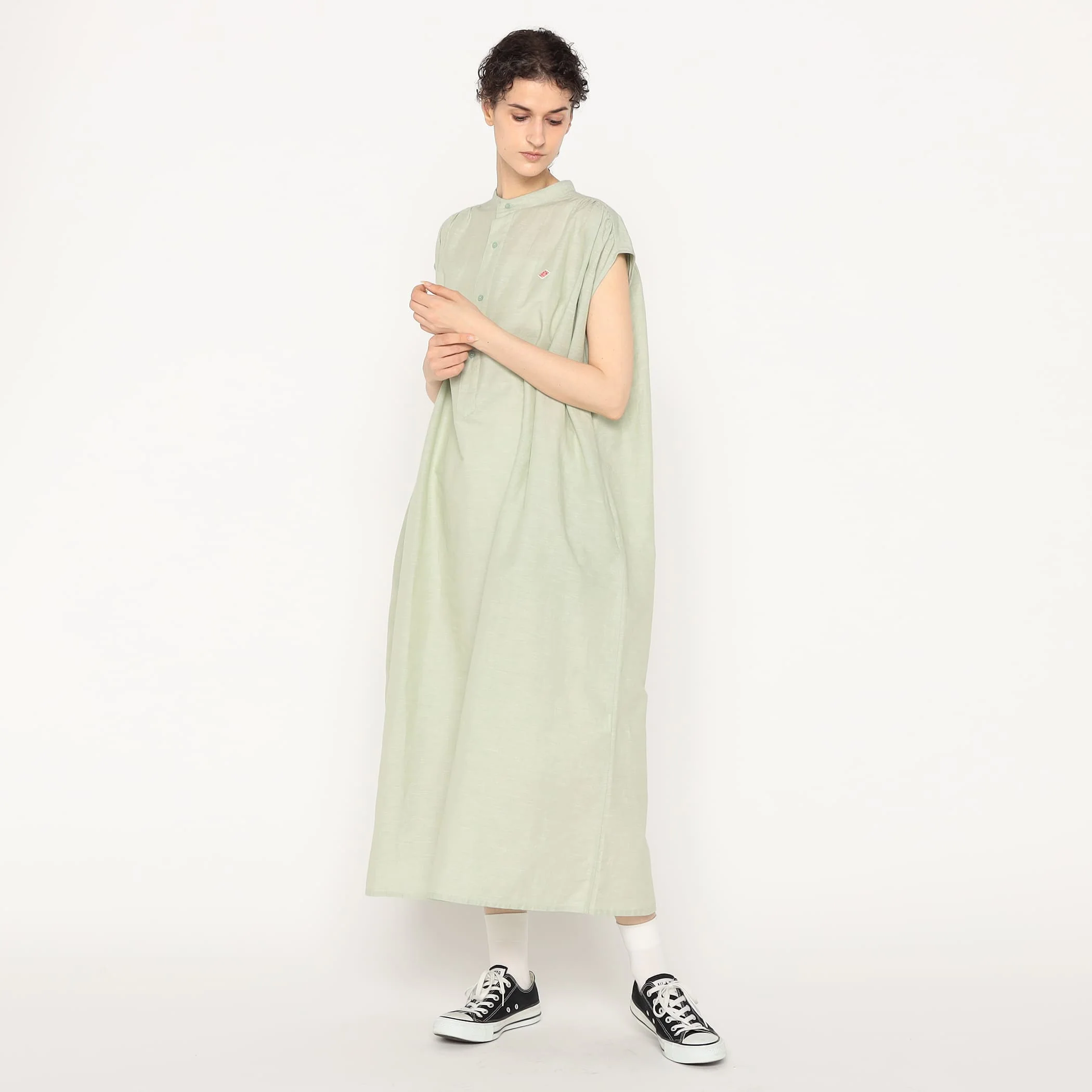 Women's Cotton Linen Slub Sleeveless Dress - Image 14
