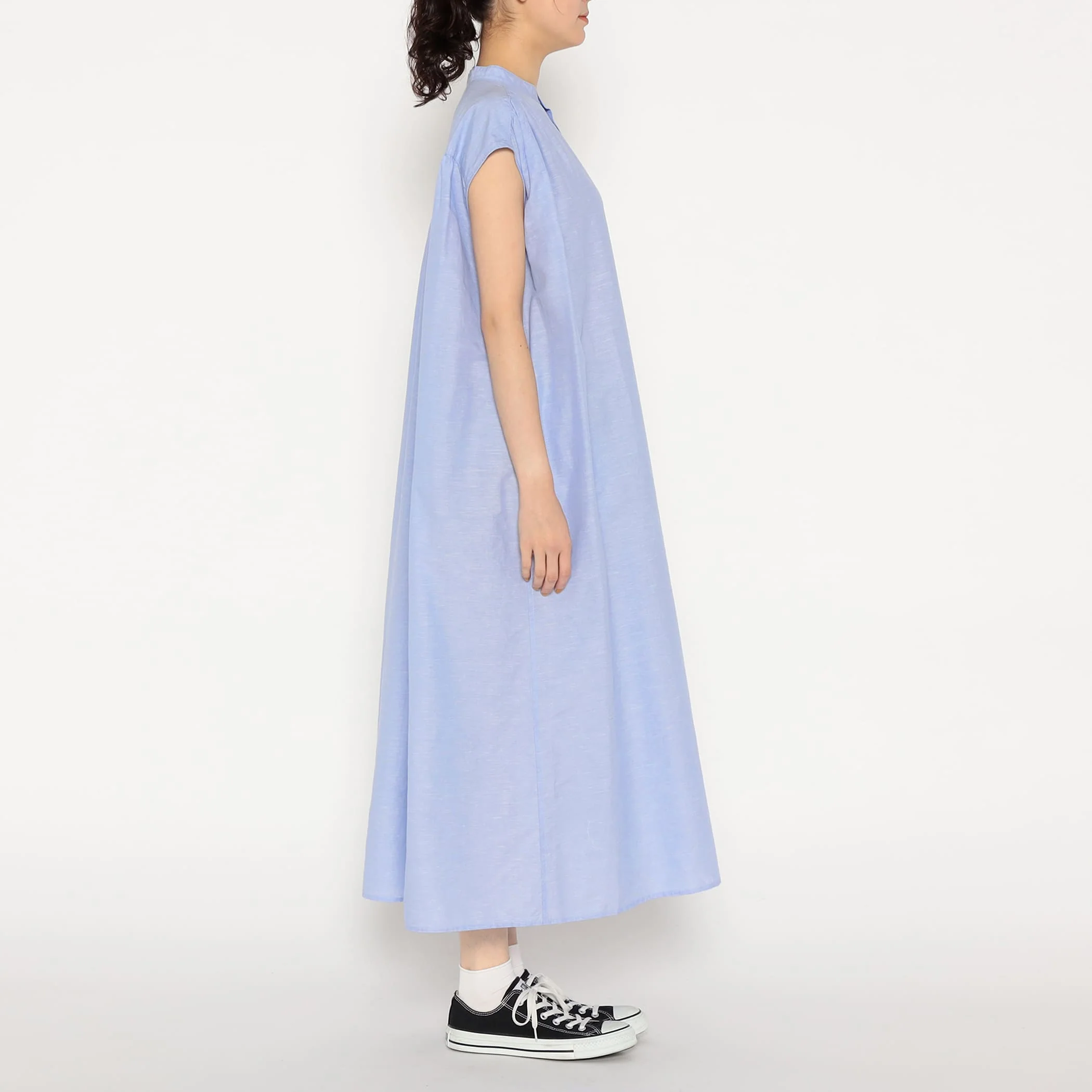 Women's Cotton Linen Slub Sleeveless Dress - Image 4
