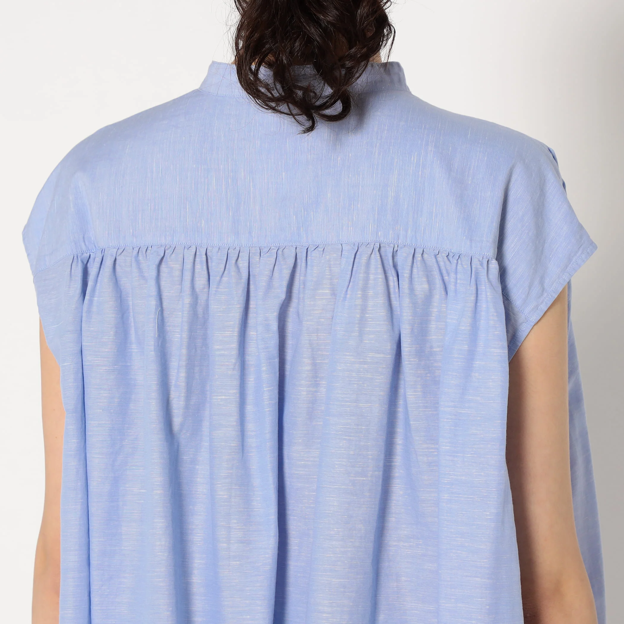 Women's Cotton Linen Slub Sleeveless Dress - Image 7