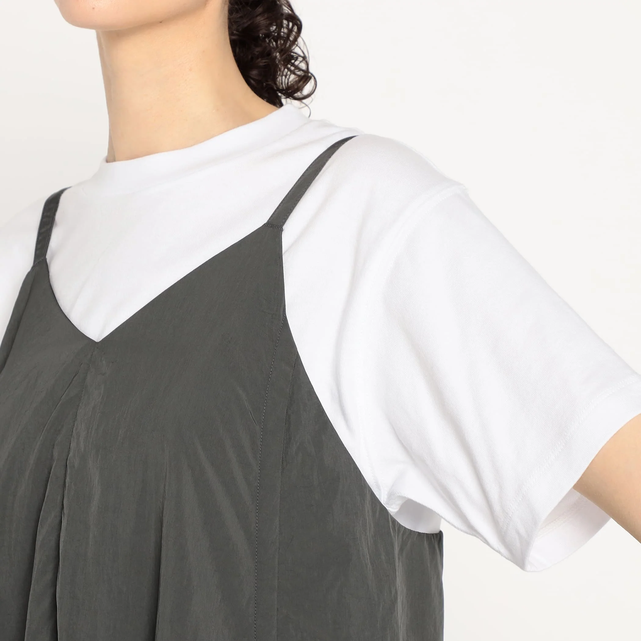 Women's Nylon Taffeta Camisole Dress - Image 13