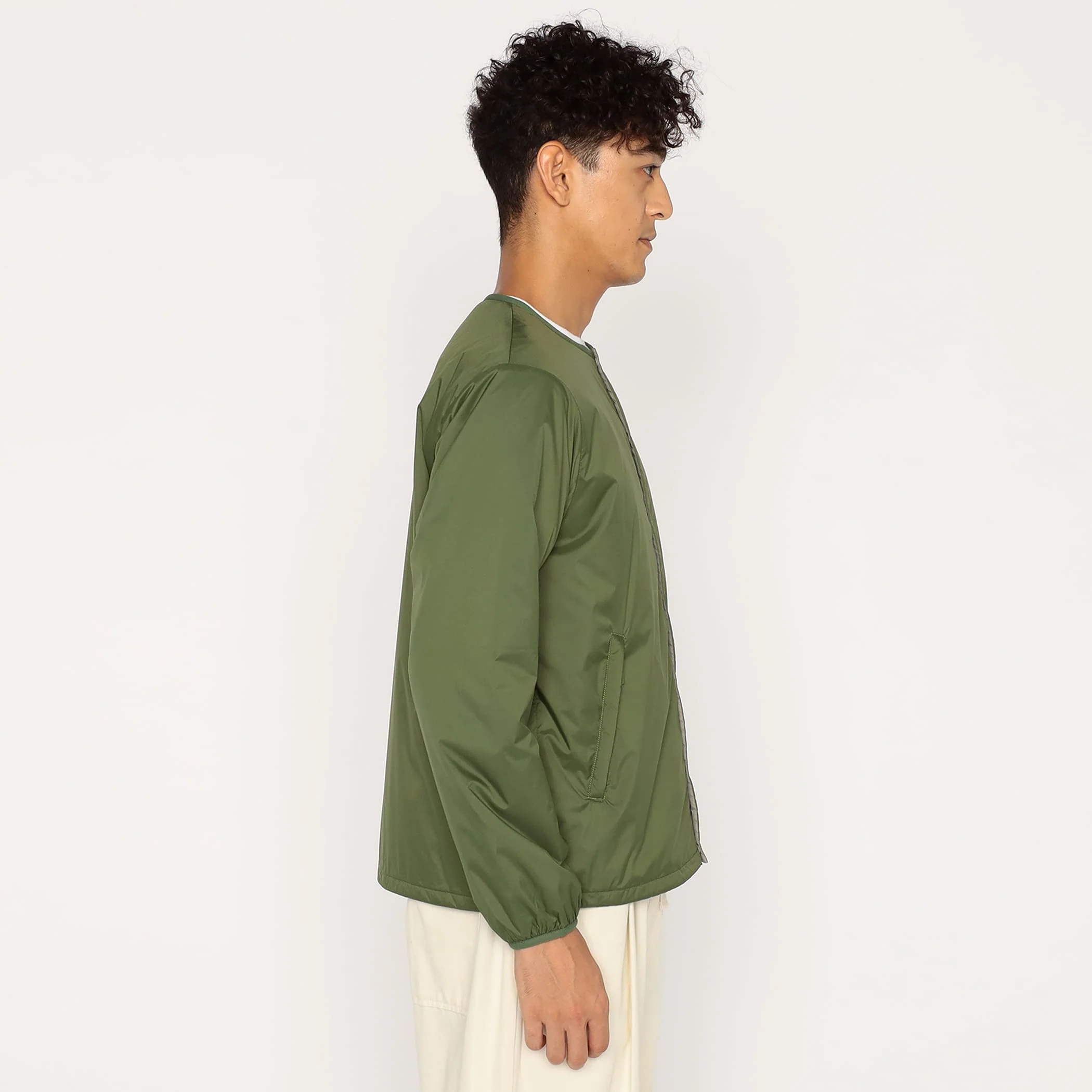 Men's Insulation Collarless Jacket - Image 4