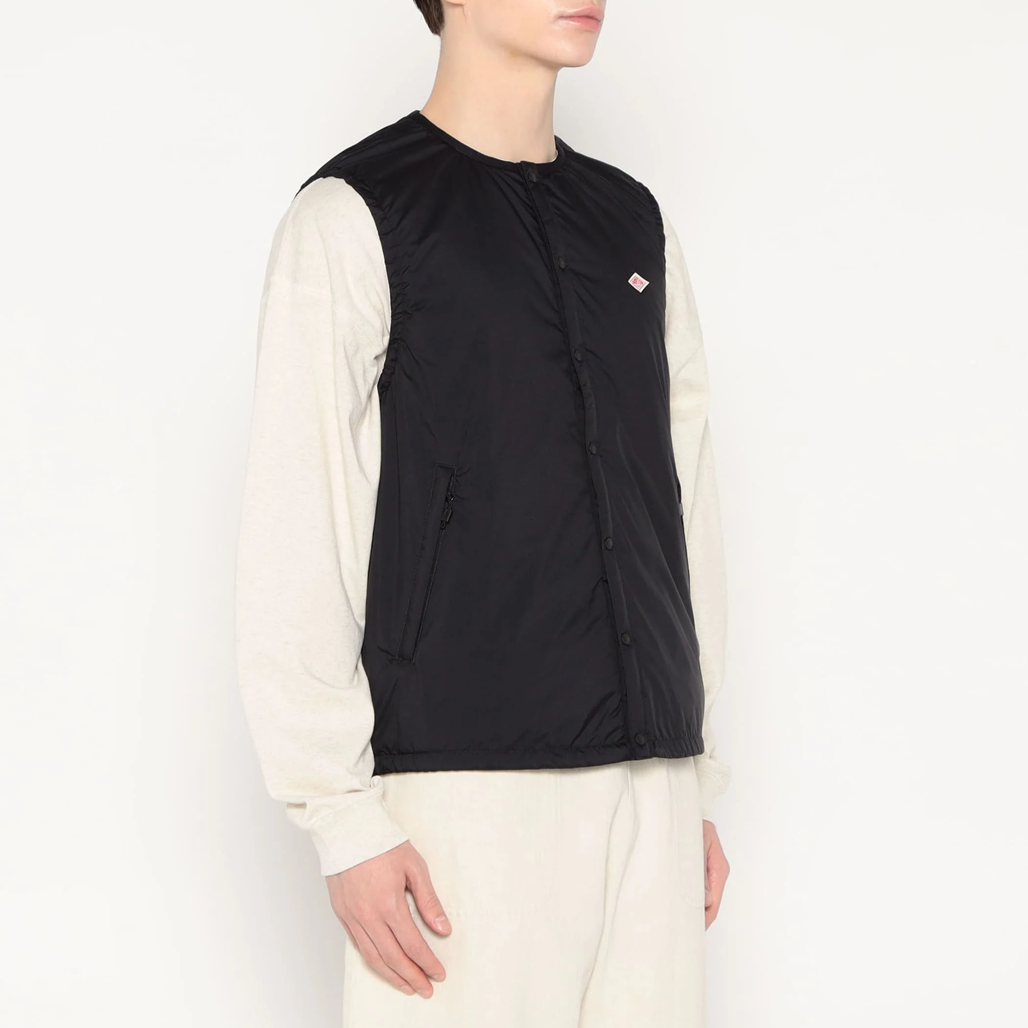 Men's Insulation Collarless Vest - Image 4