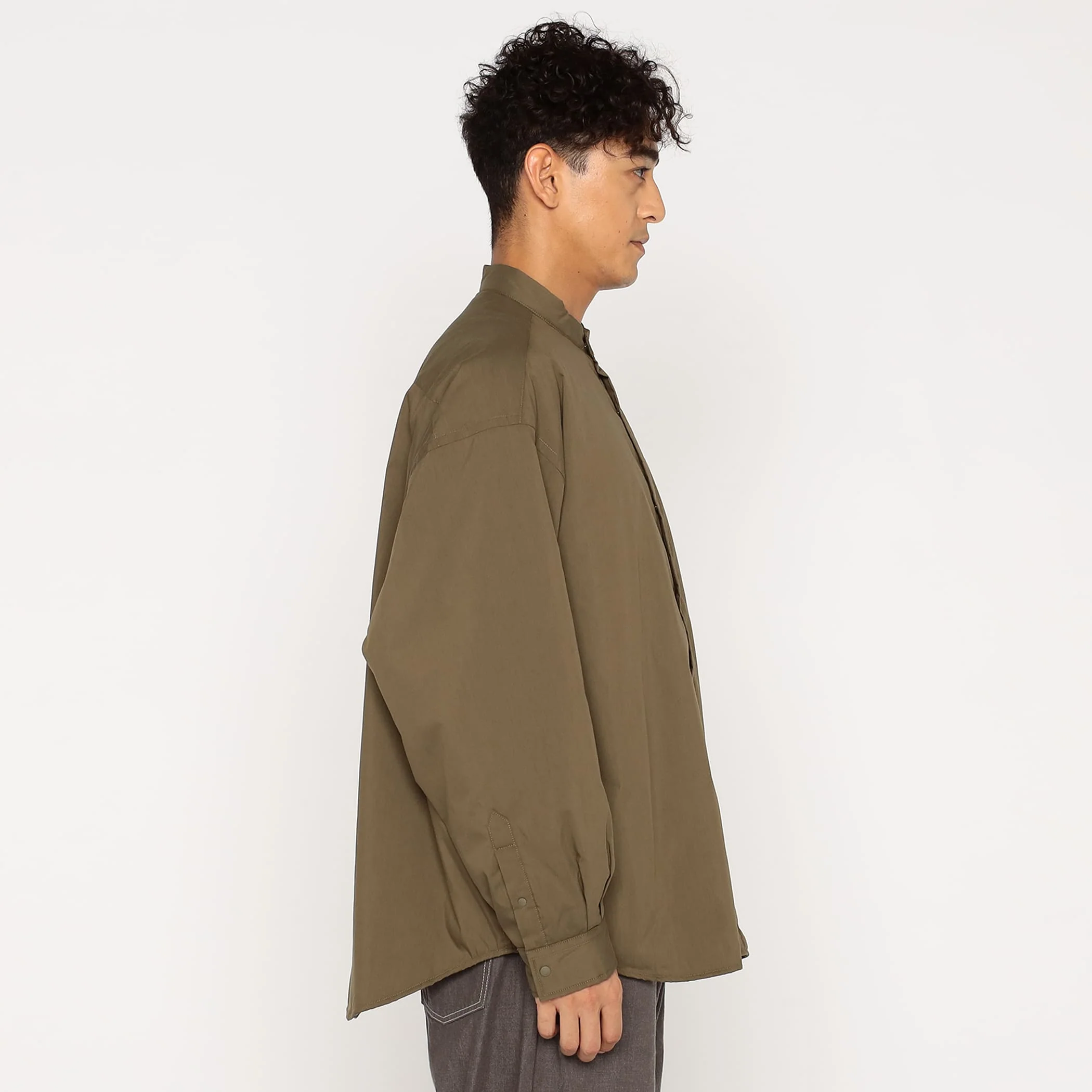 Men's Insulation Stand Collar Shirt Jacket - Image 4