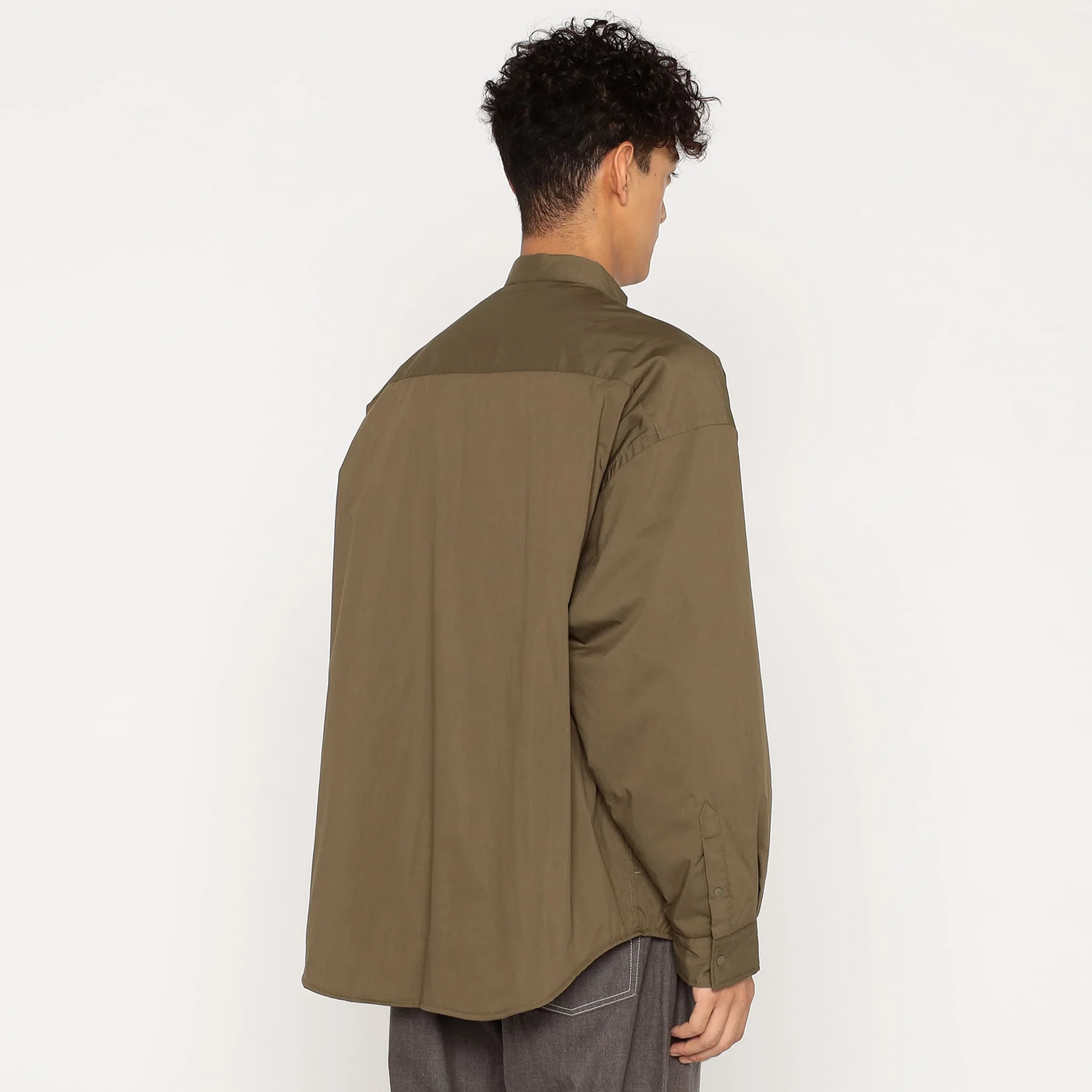 Men's Insulation Stand Collar Shirt Jacket - Image 5